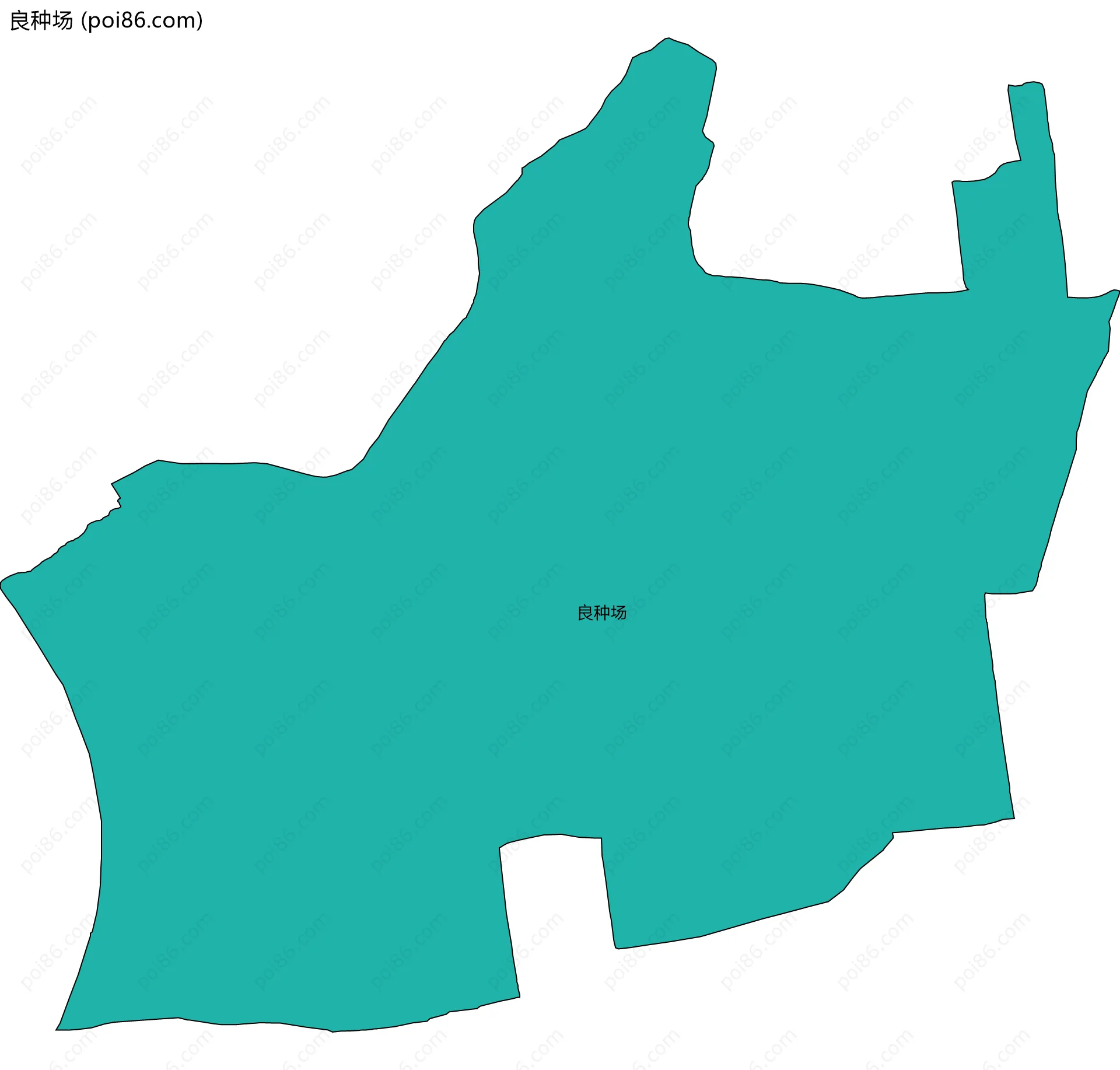 良种场边界地图