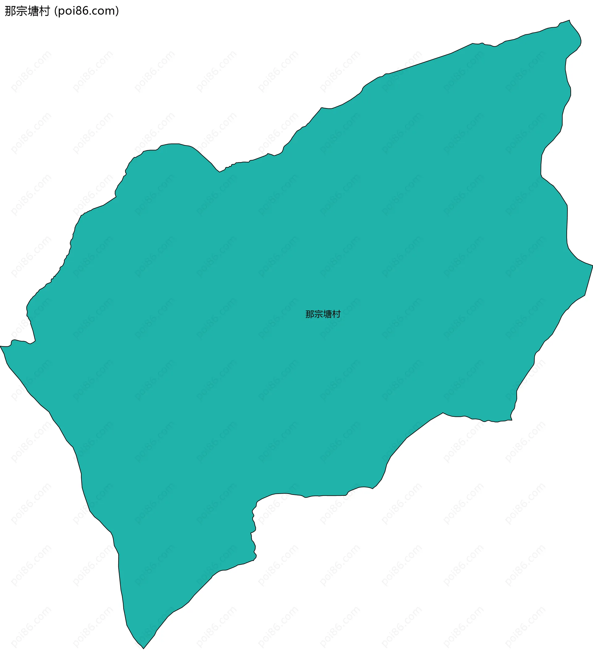 那宗塘村边界地图