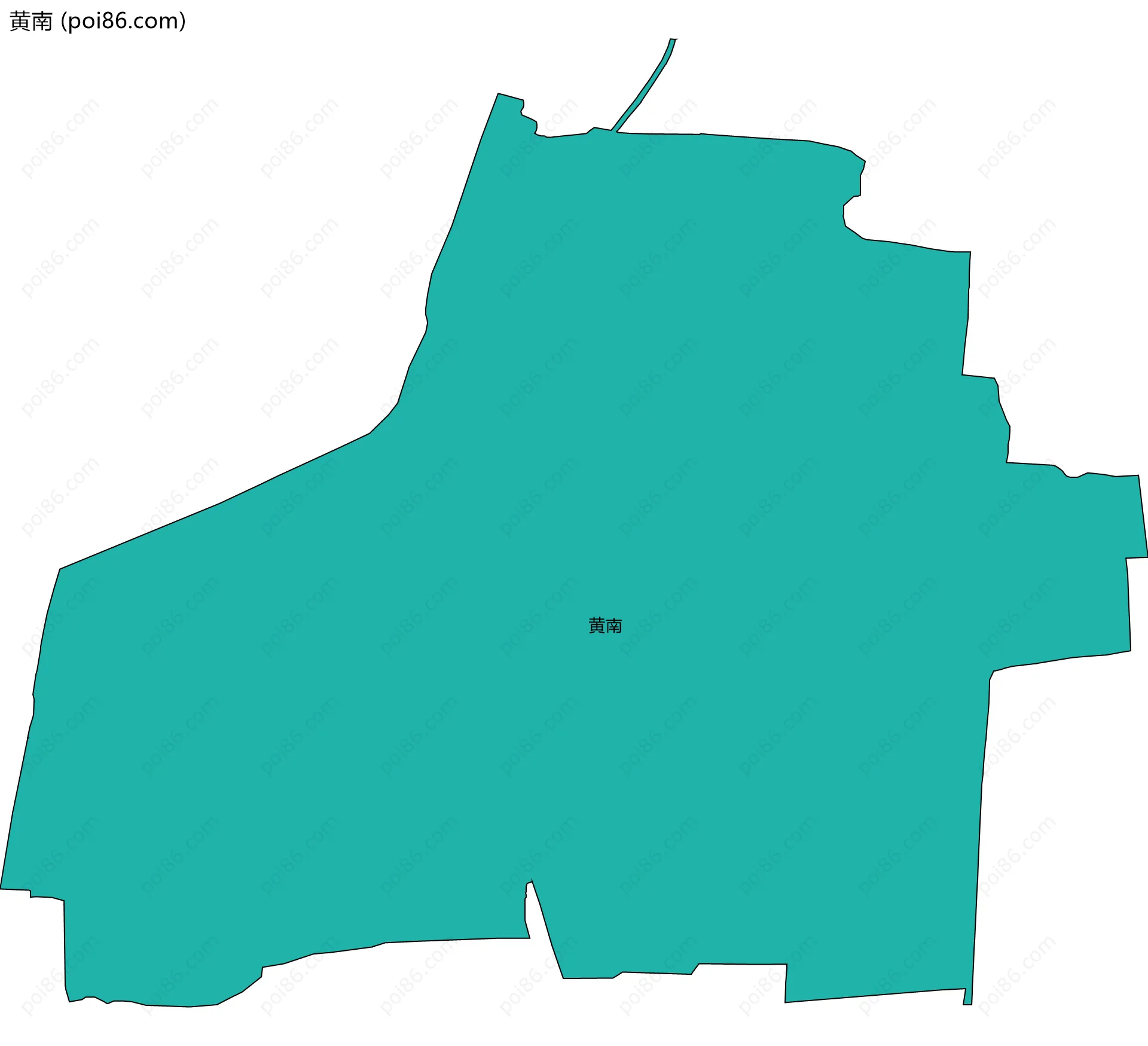 黄南边界地图