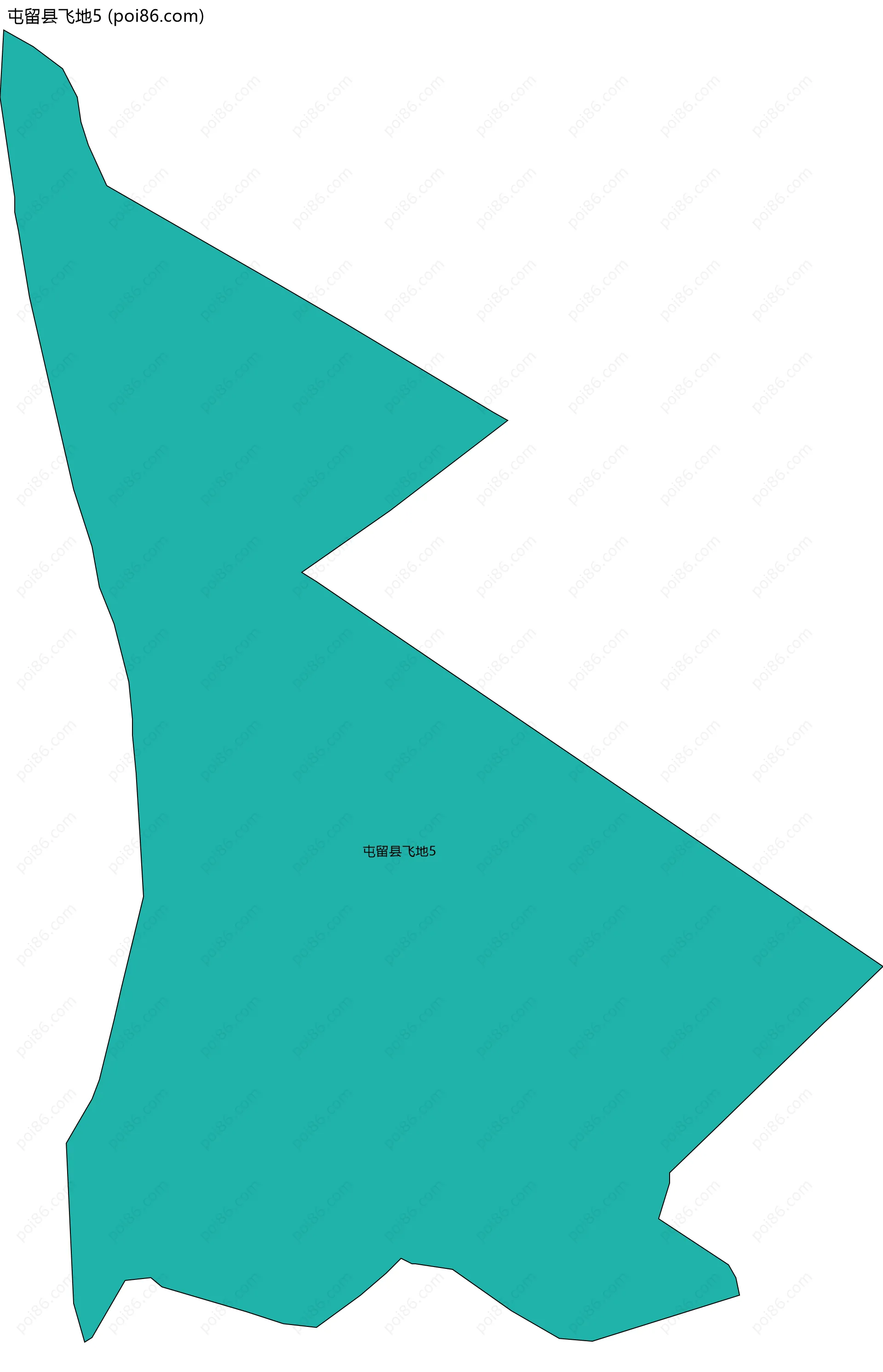 屯留县飞地5边界地图