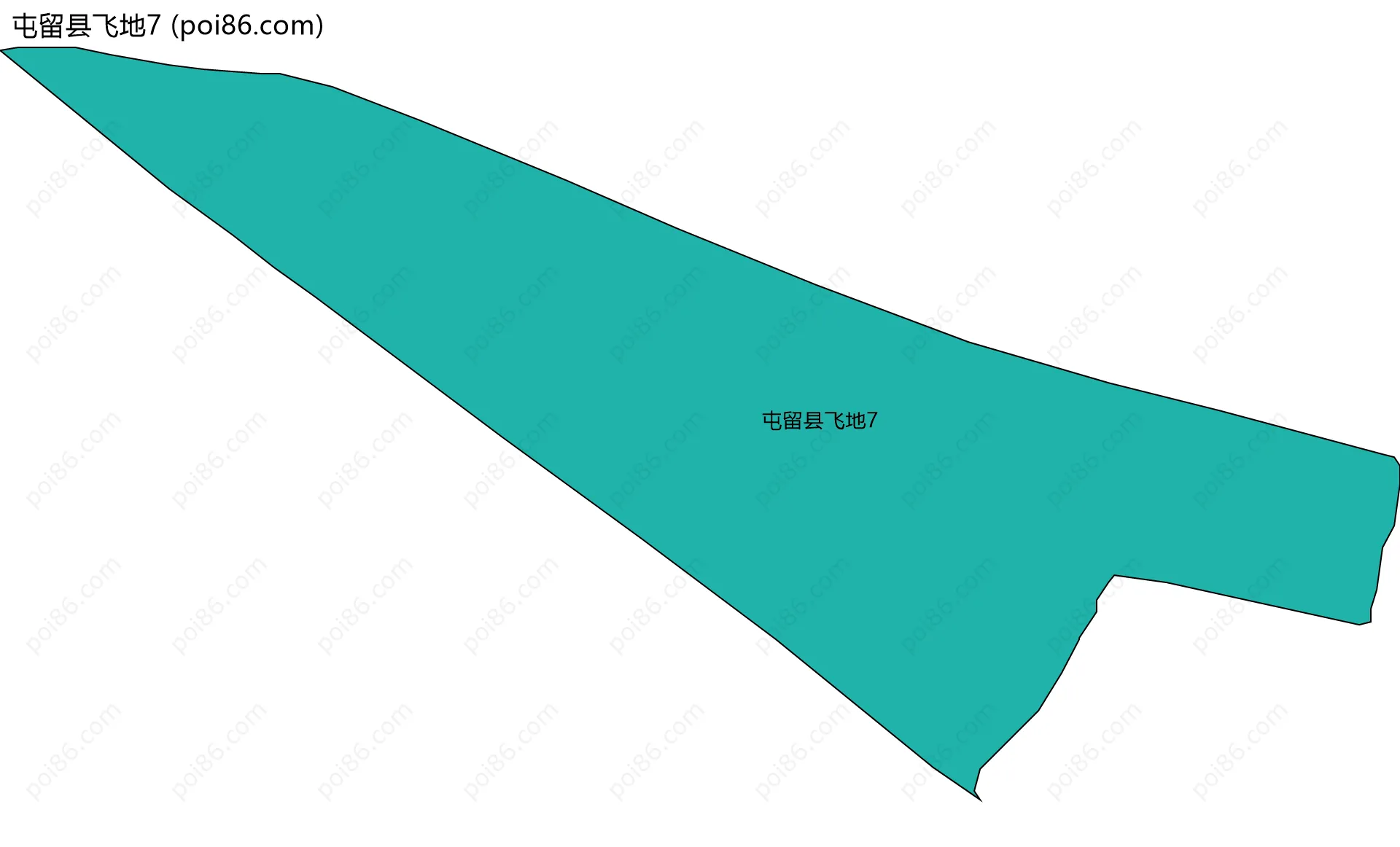 屯留县飞地7边界地图