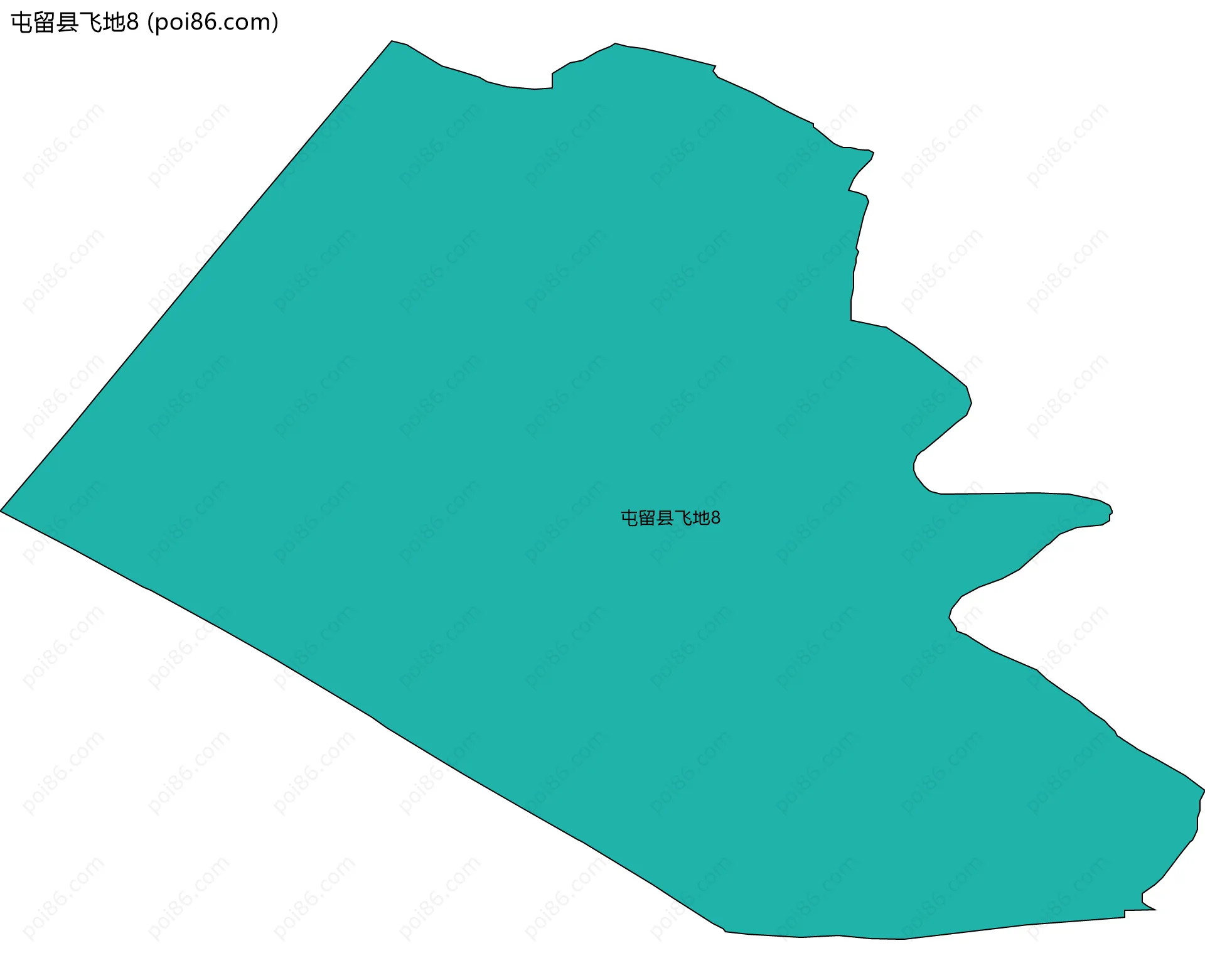 屯留县飞地8边界地图