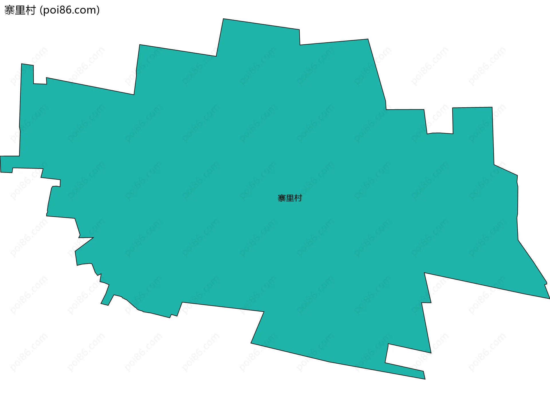寨里村边界地图