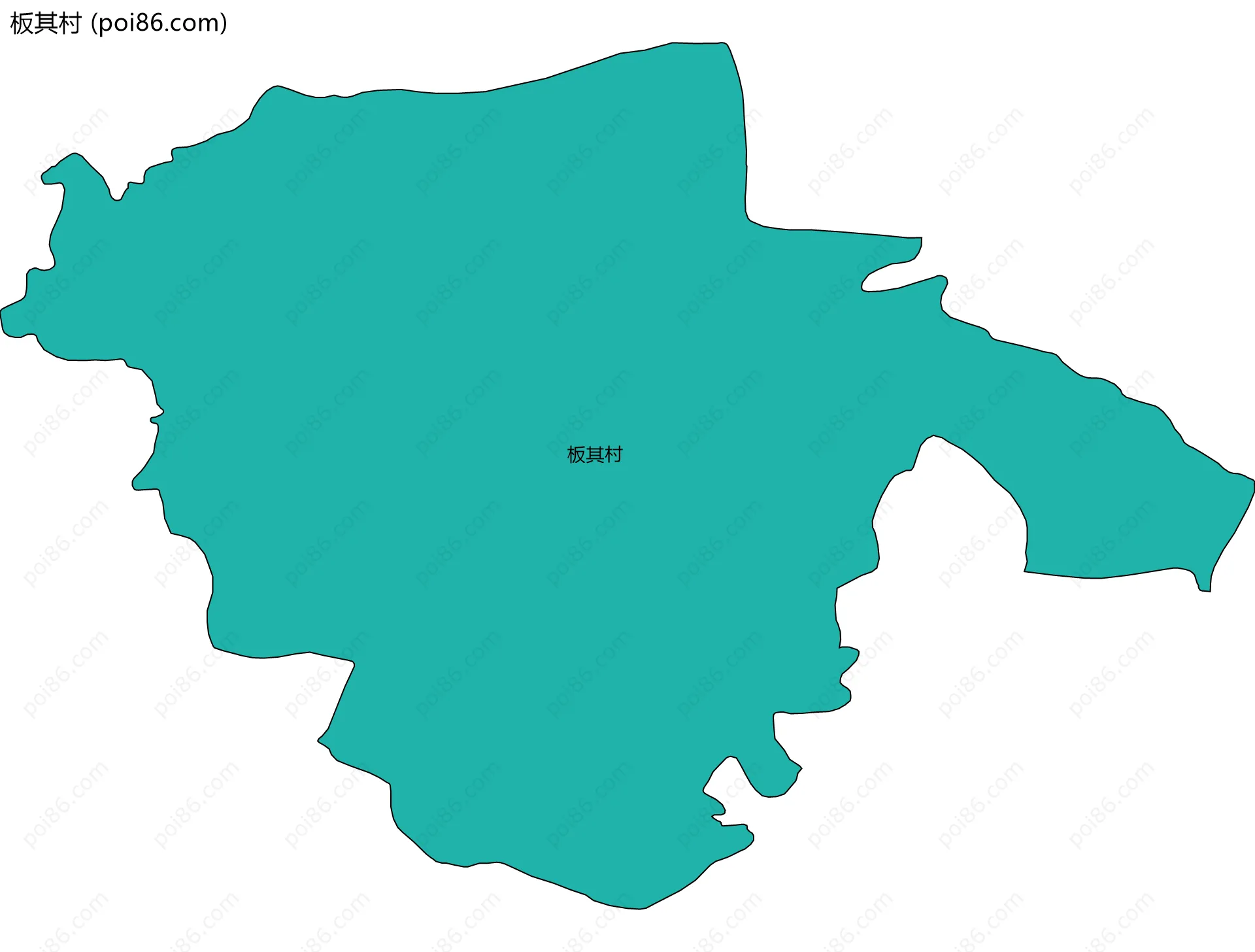 板其村边界地图