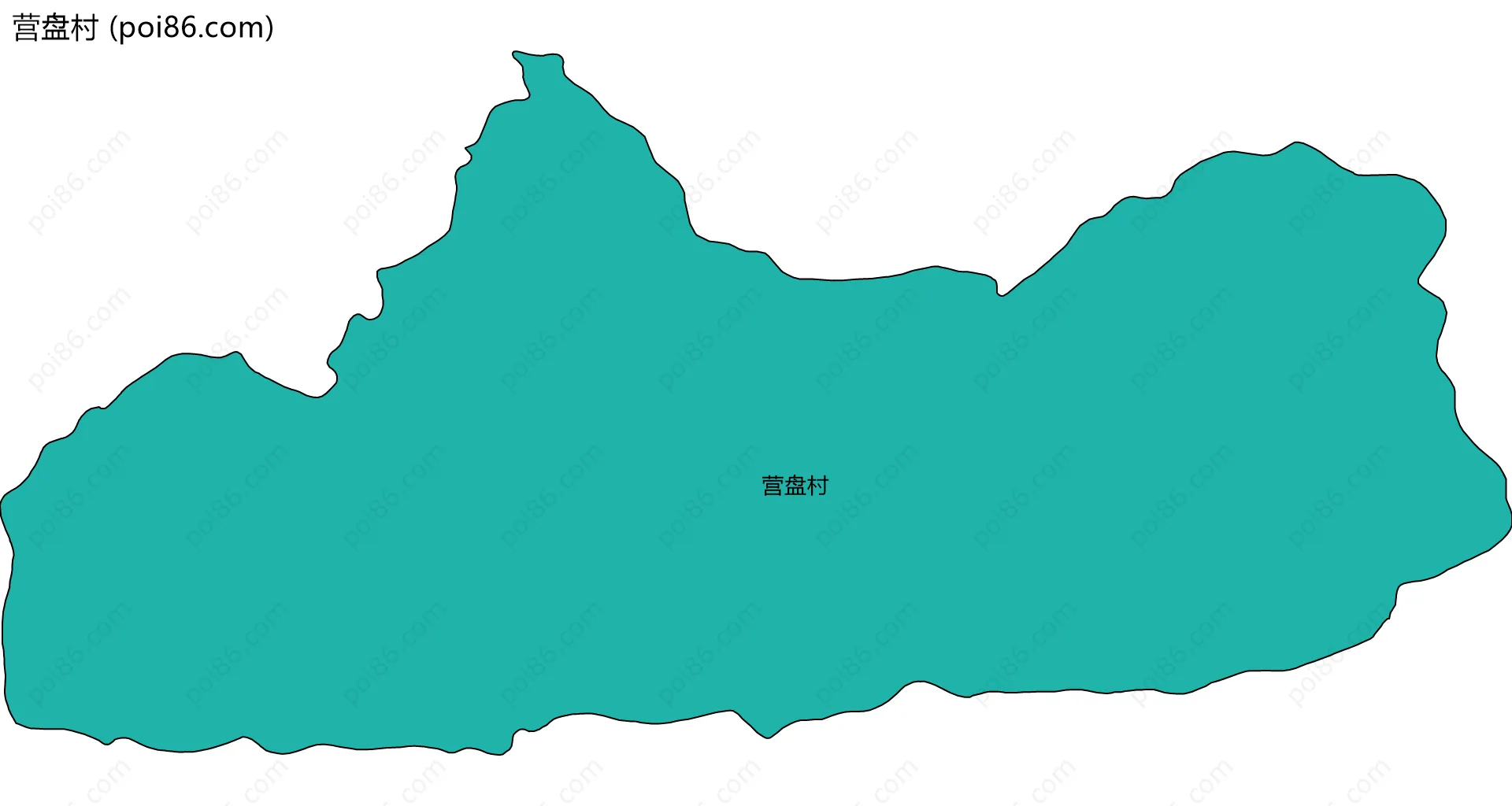 营盘村边界地图