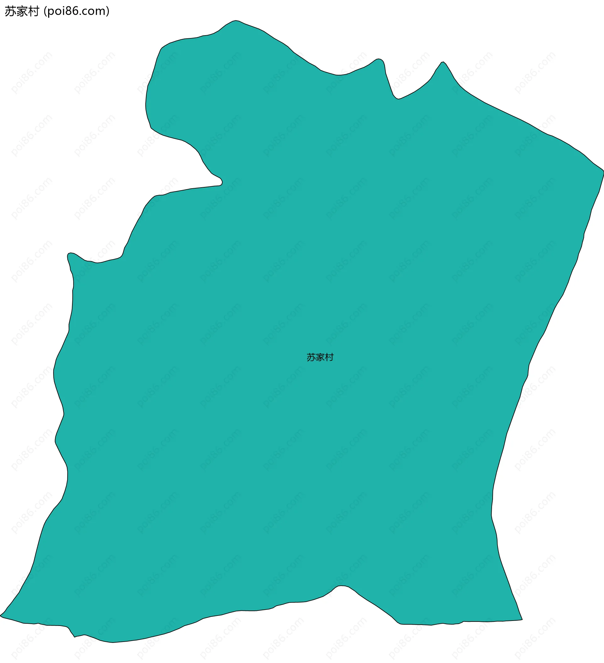 苏家村边界地图