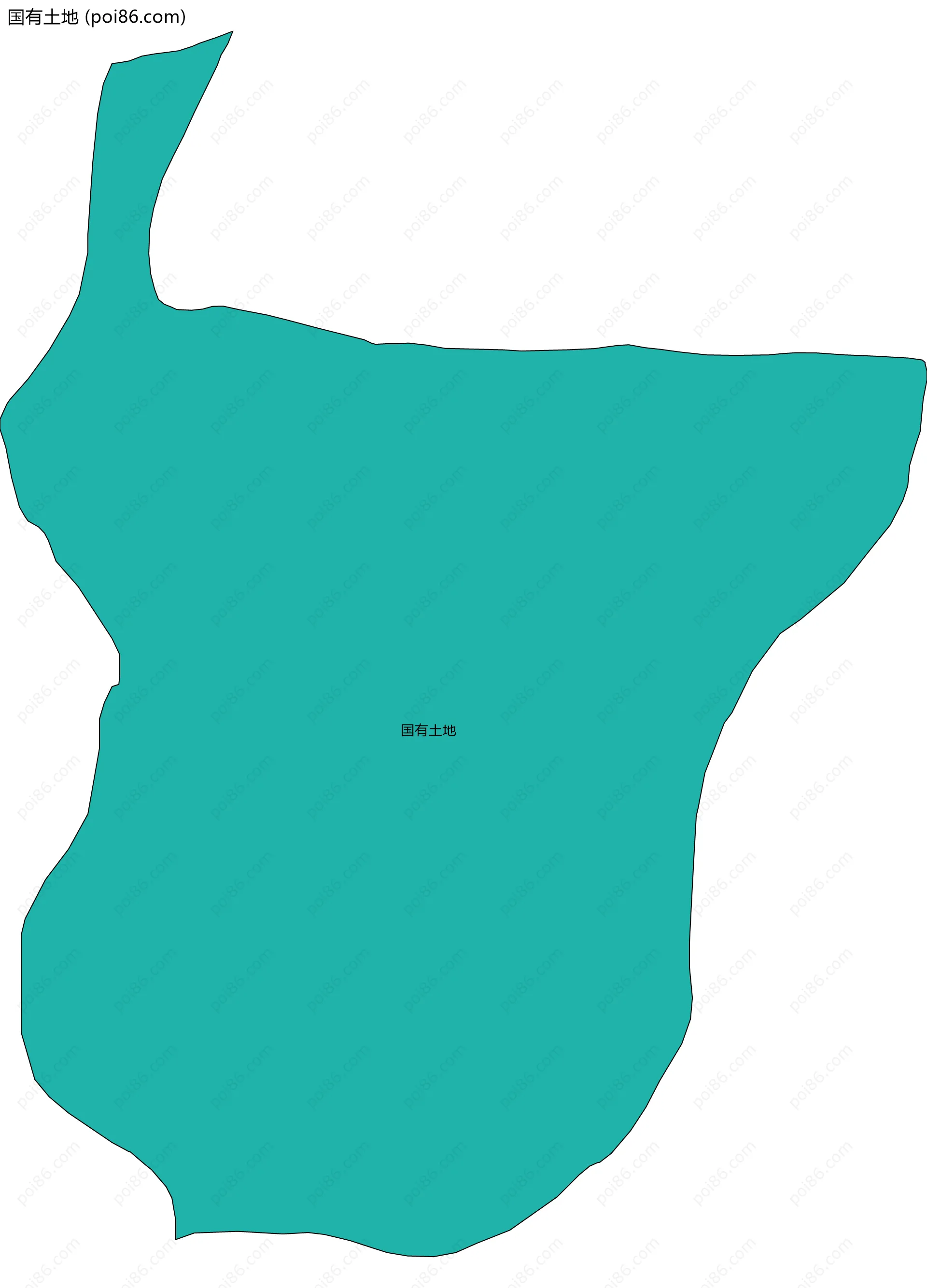 国有土地边界地图