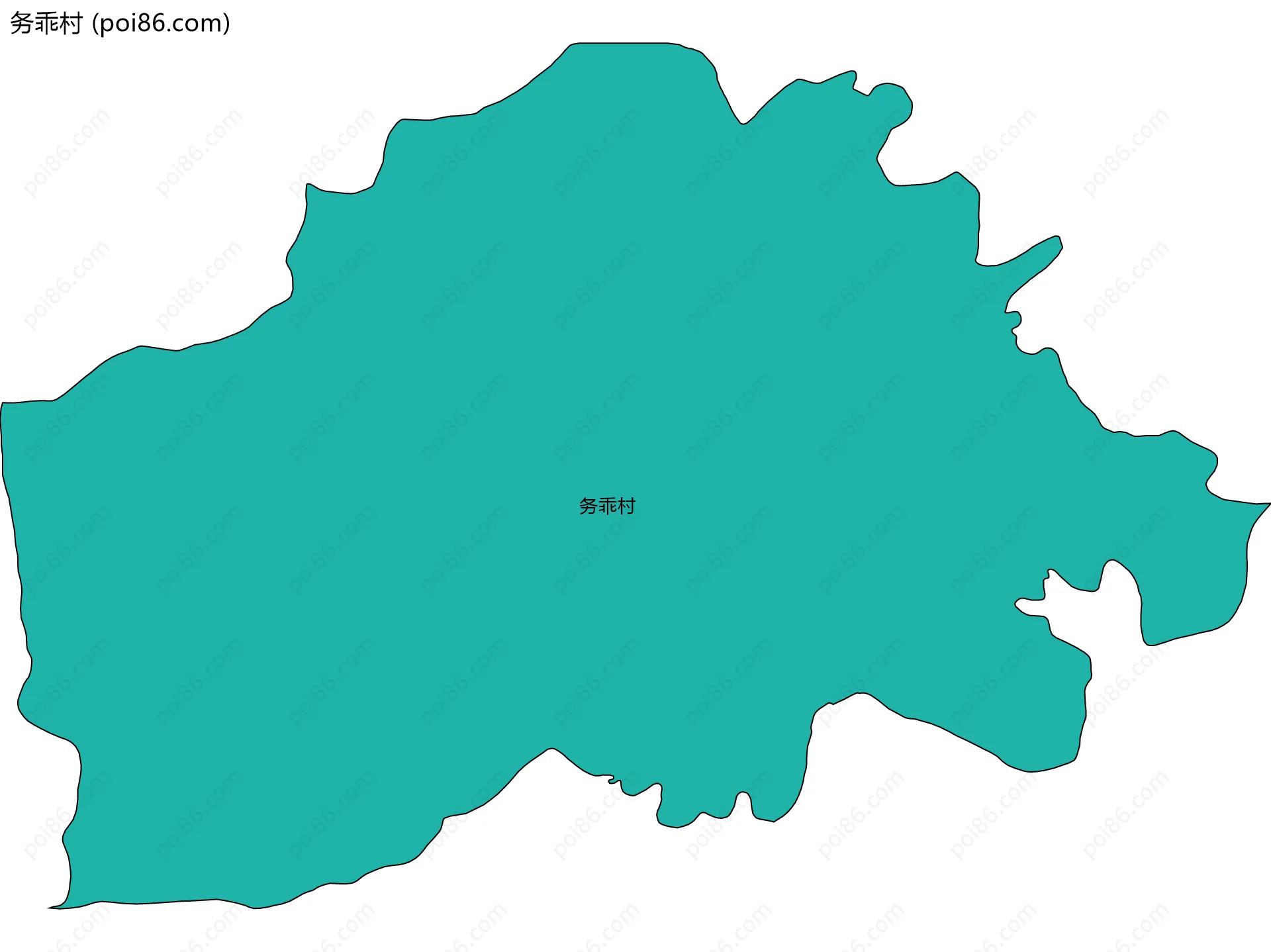 务乖村边界地图