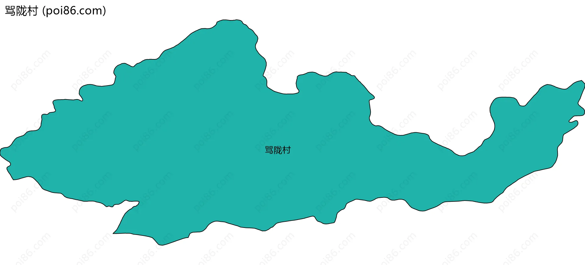 骂陇村边界地图