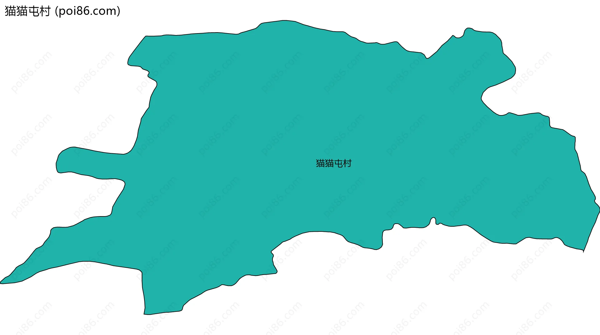 猫猫屯村边界地图