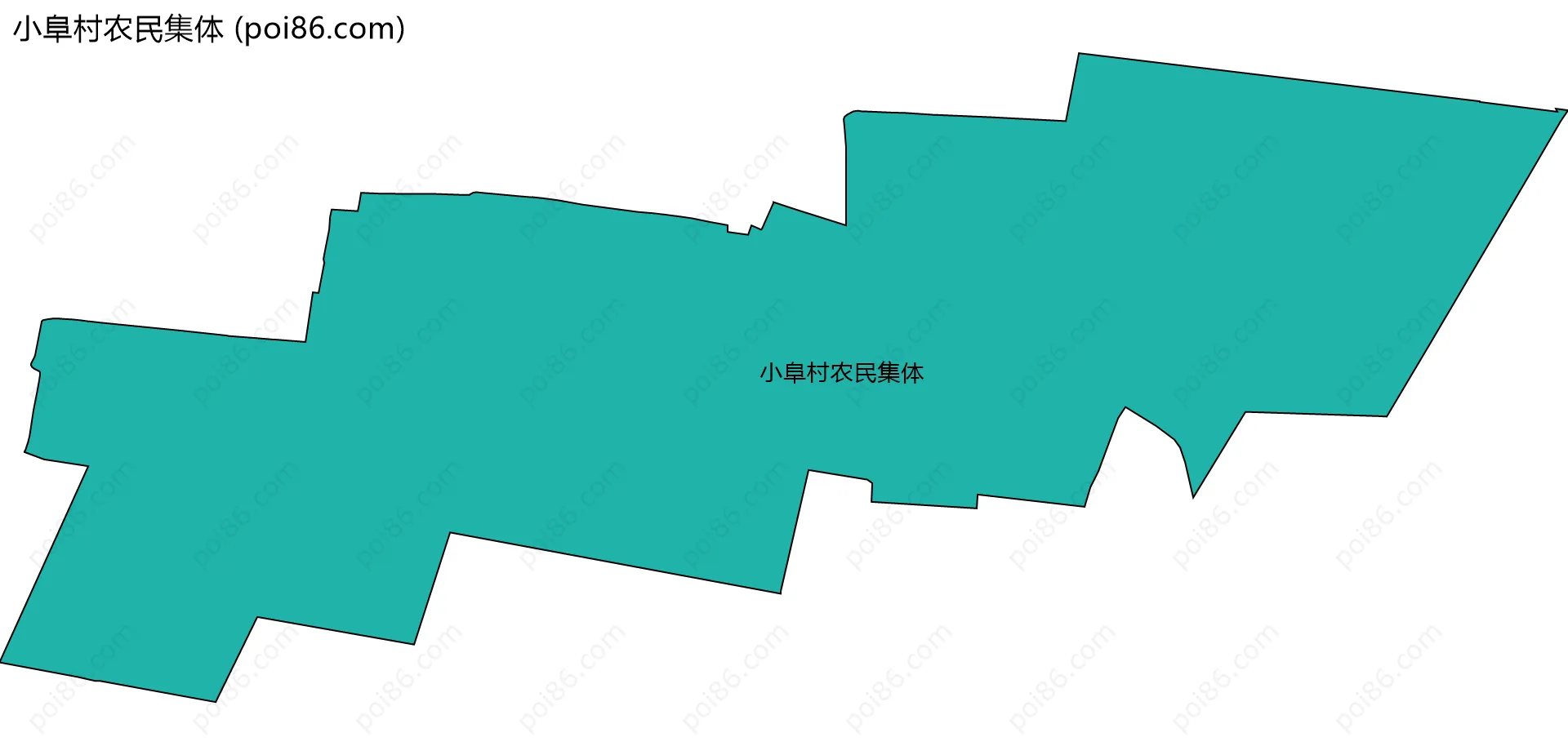 小阜村农民集体边界地图