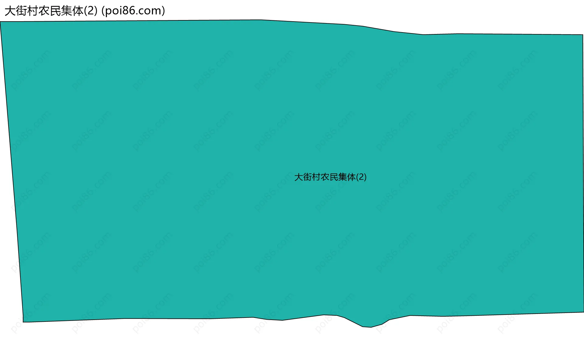 大街村农民集体(2)边界地图