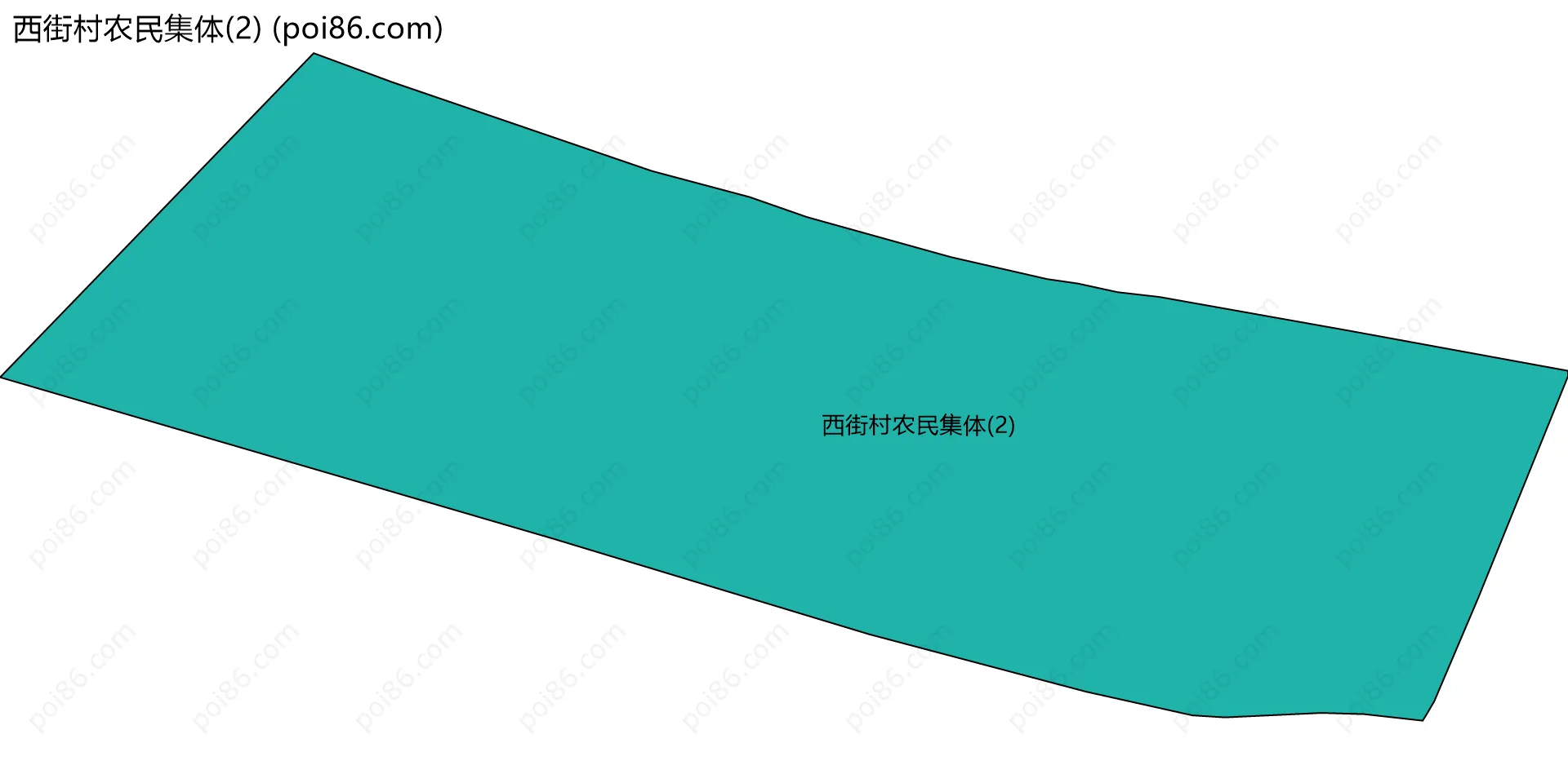 西街村农民集体(2)边界地图