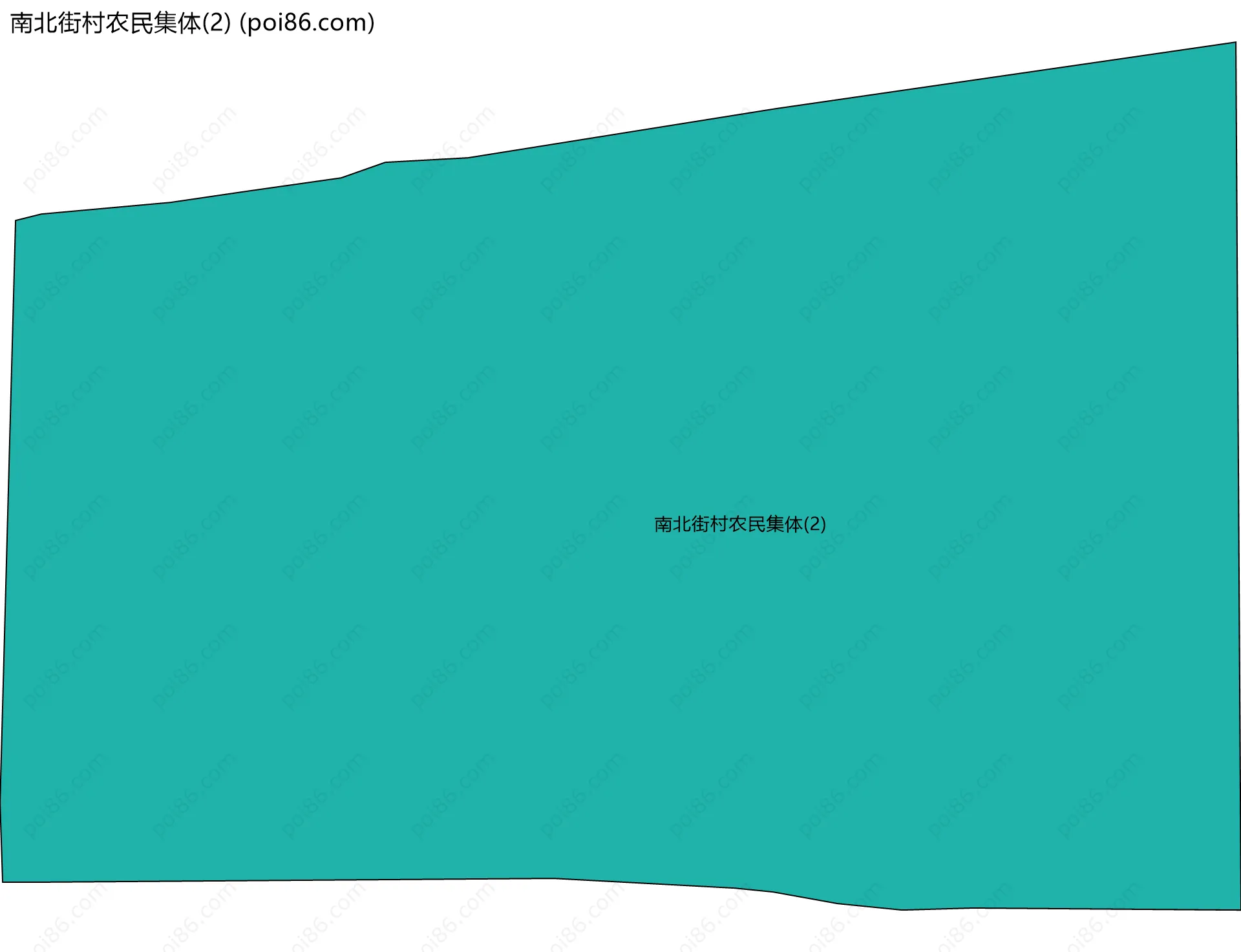 南北街村农民集体(2)边界地图