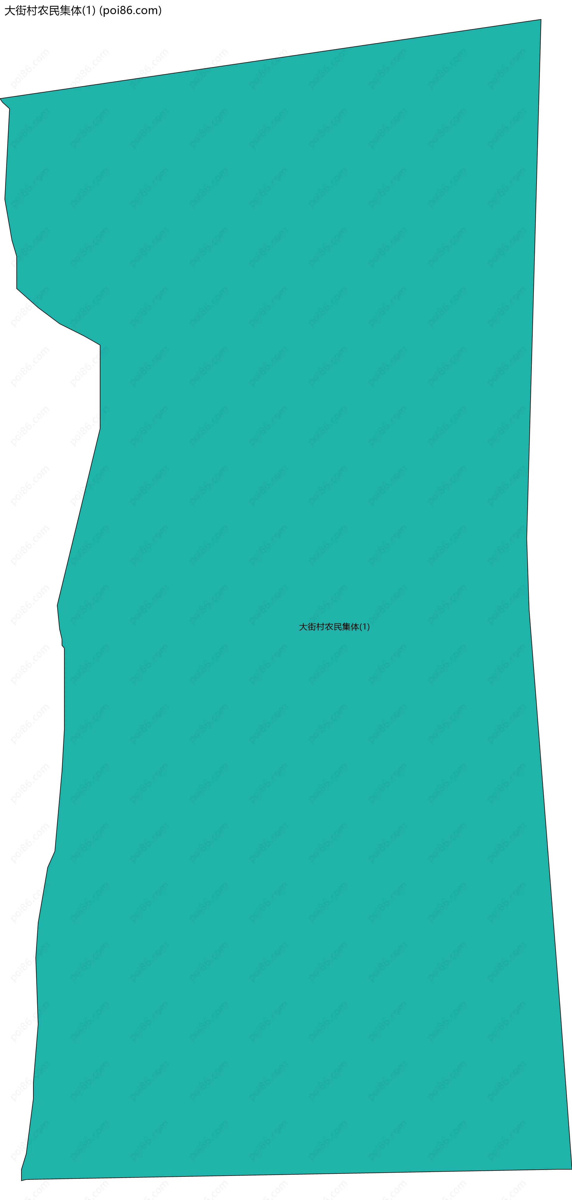 大街村农民集体(1)边界地图