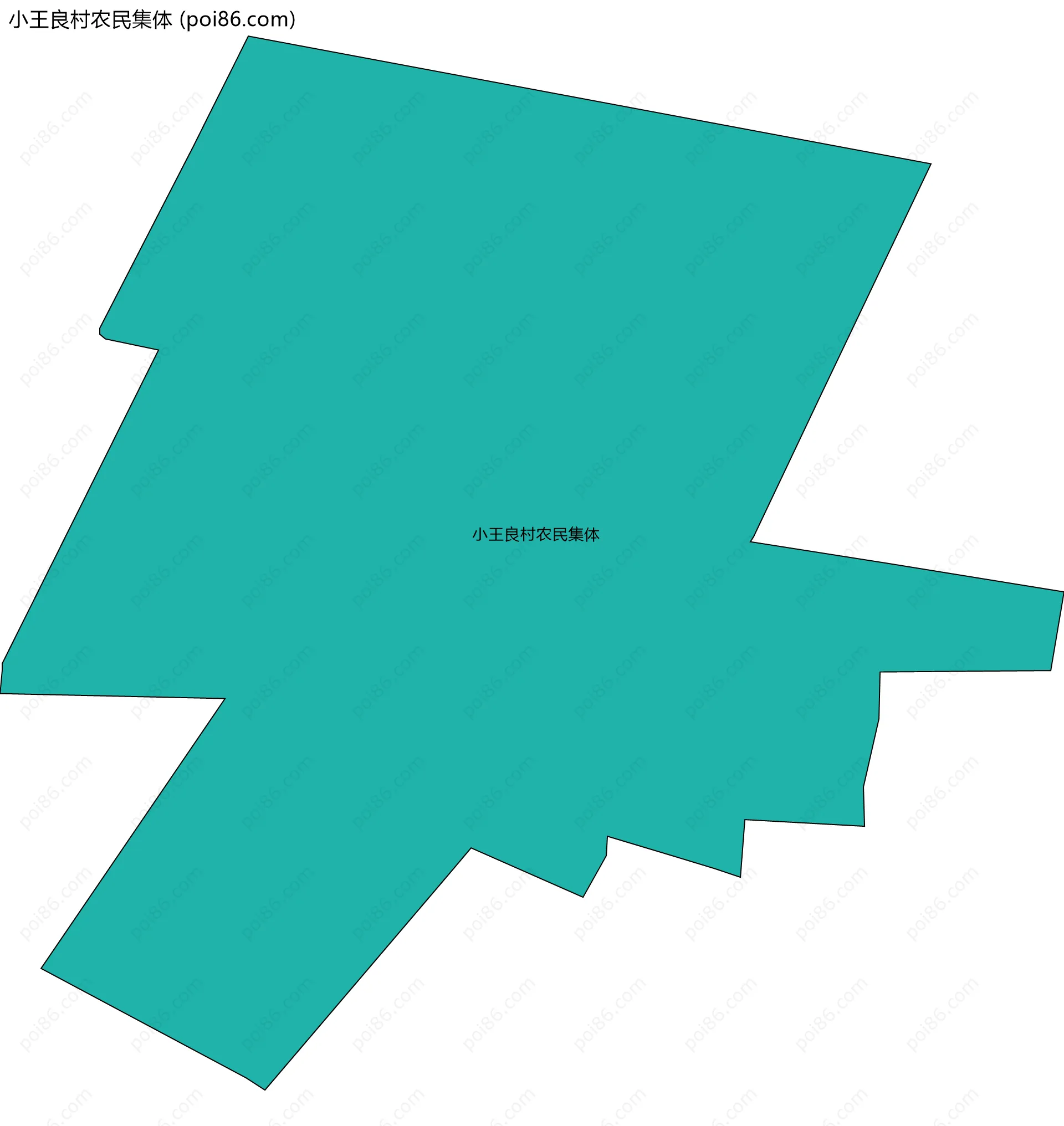 小王良村农民集体边界地图