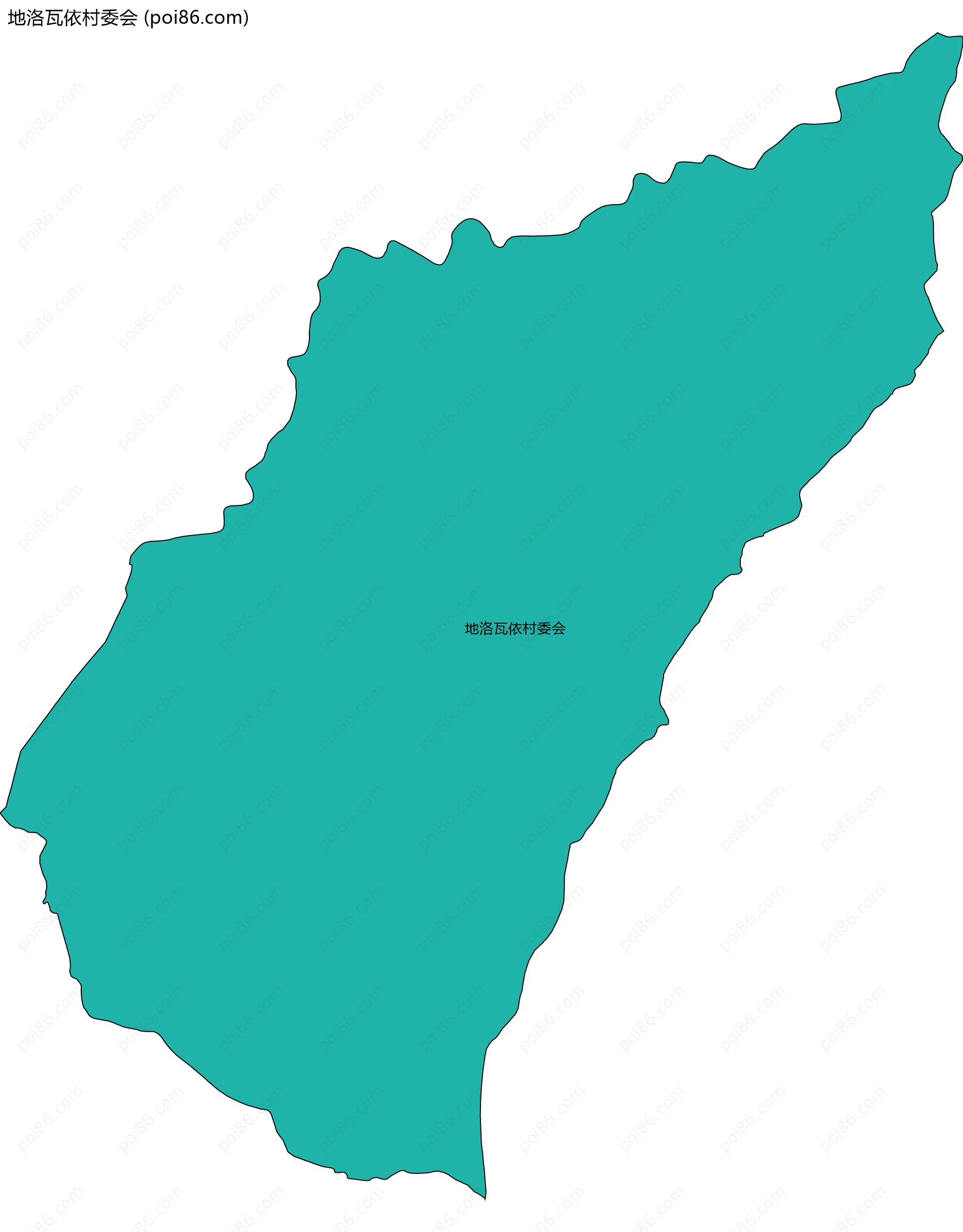 地洛瓦依村委会边界地图