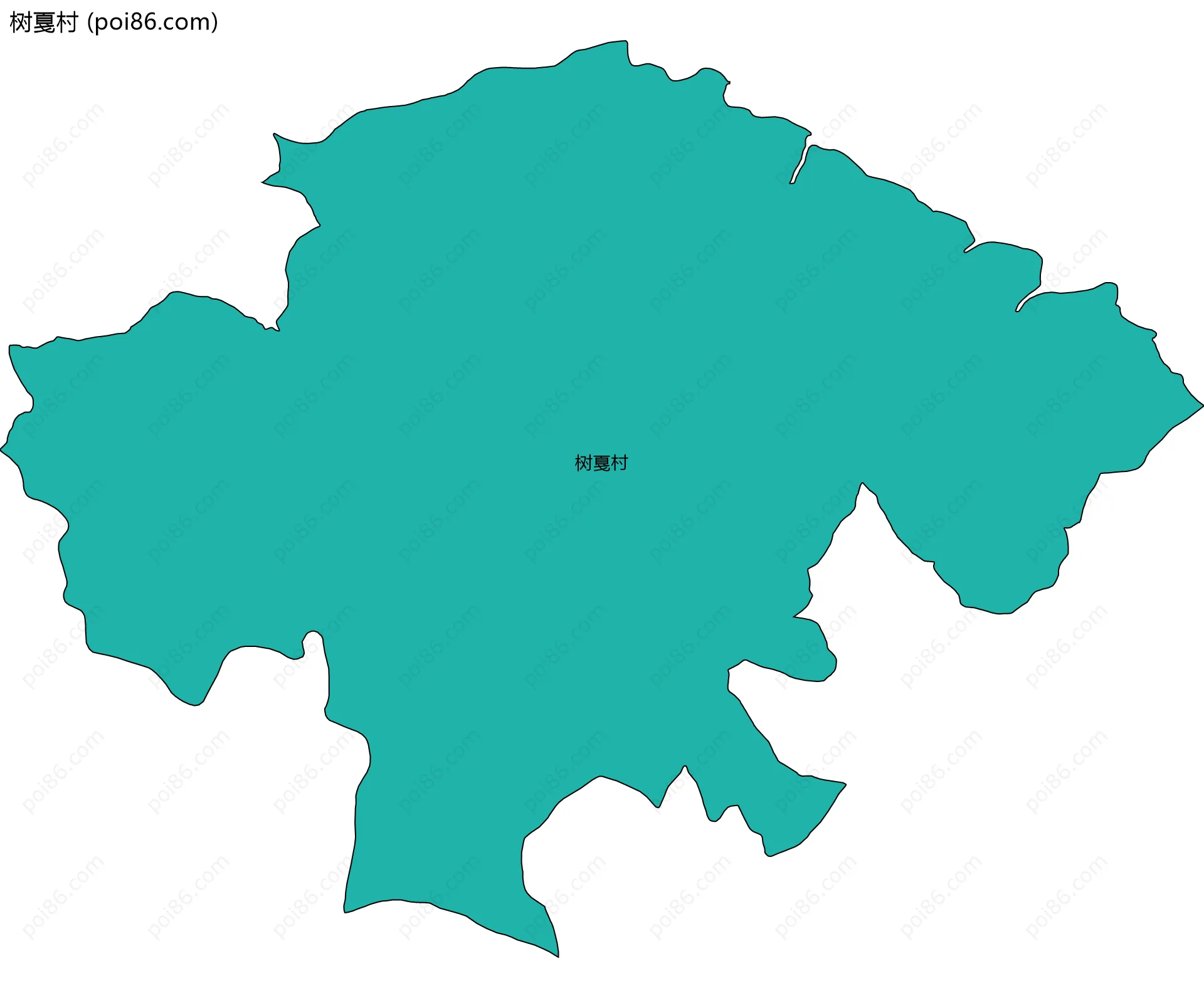 树戛村边界地图