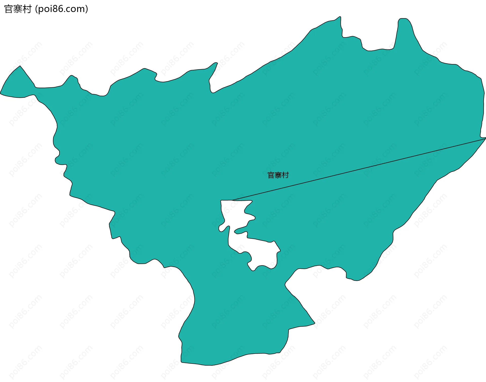 官寨村边界地图