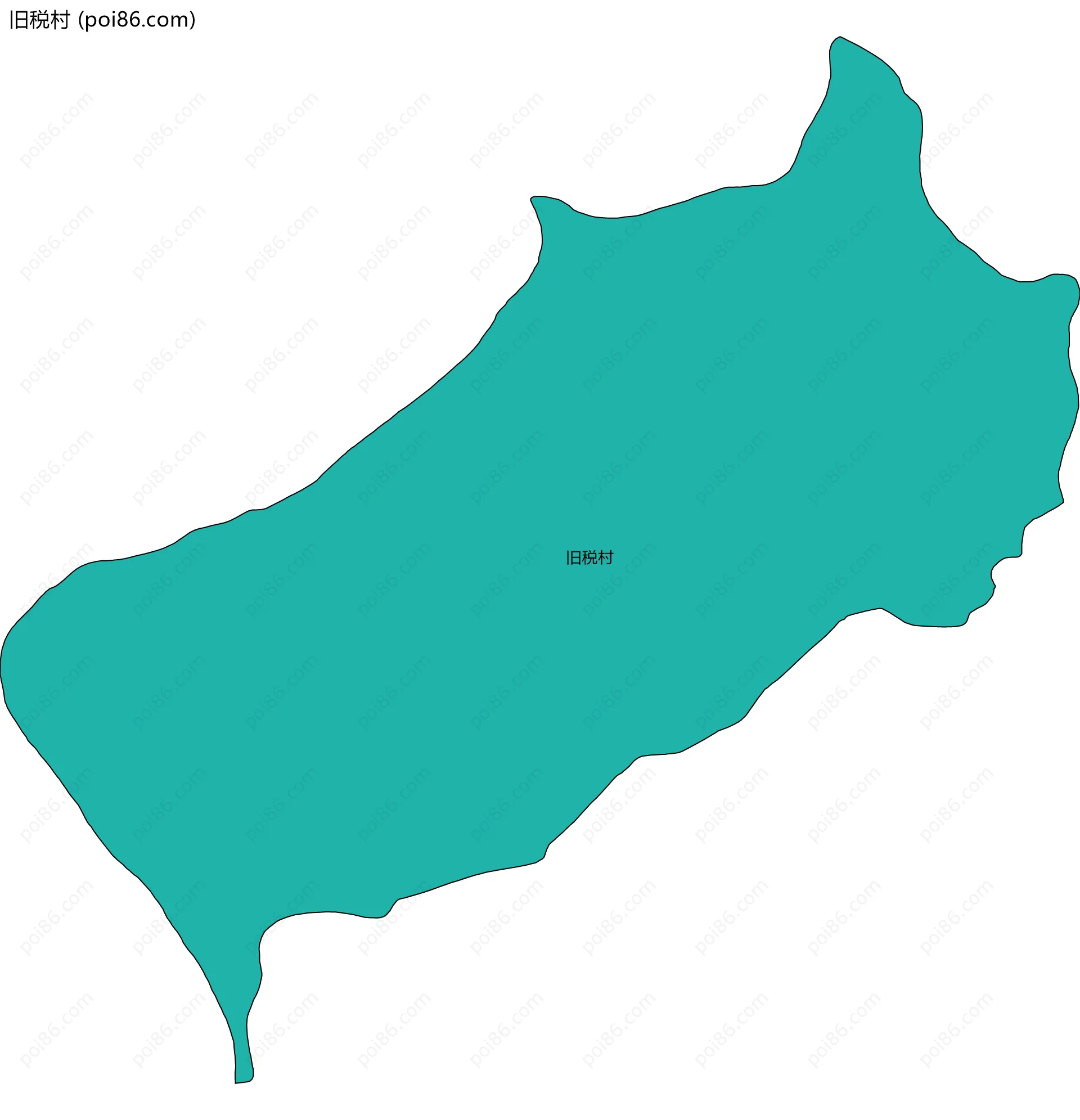 旧税村边界地图