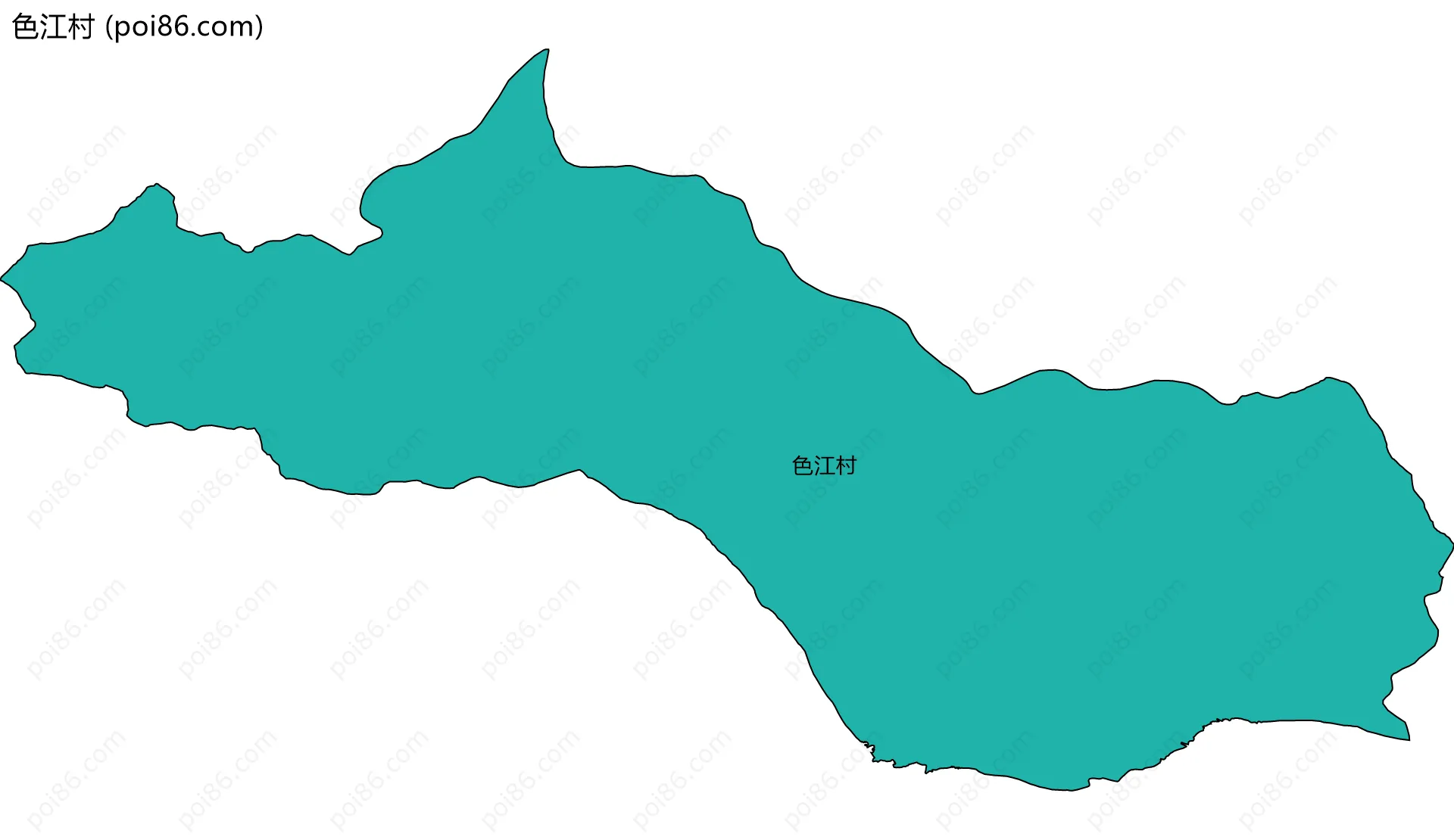 色江村边界地图