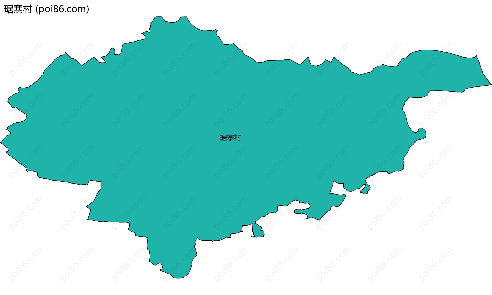 琚寨村边界地图