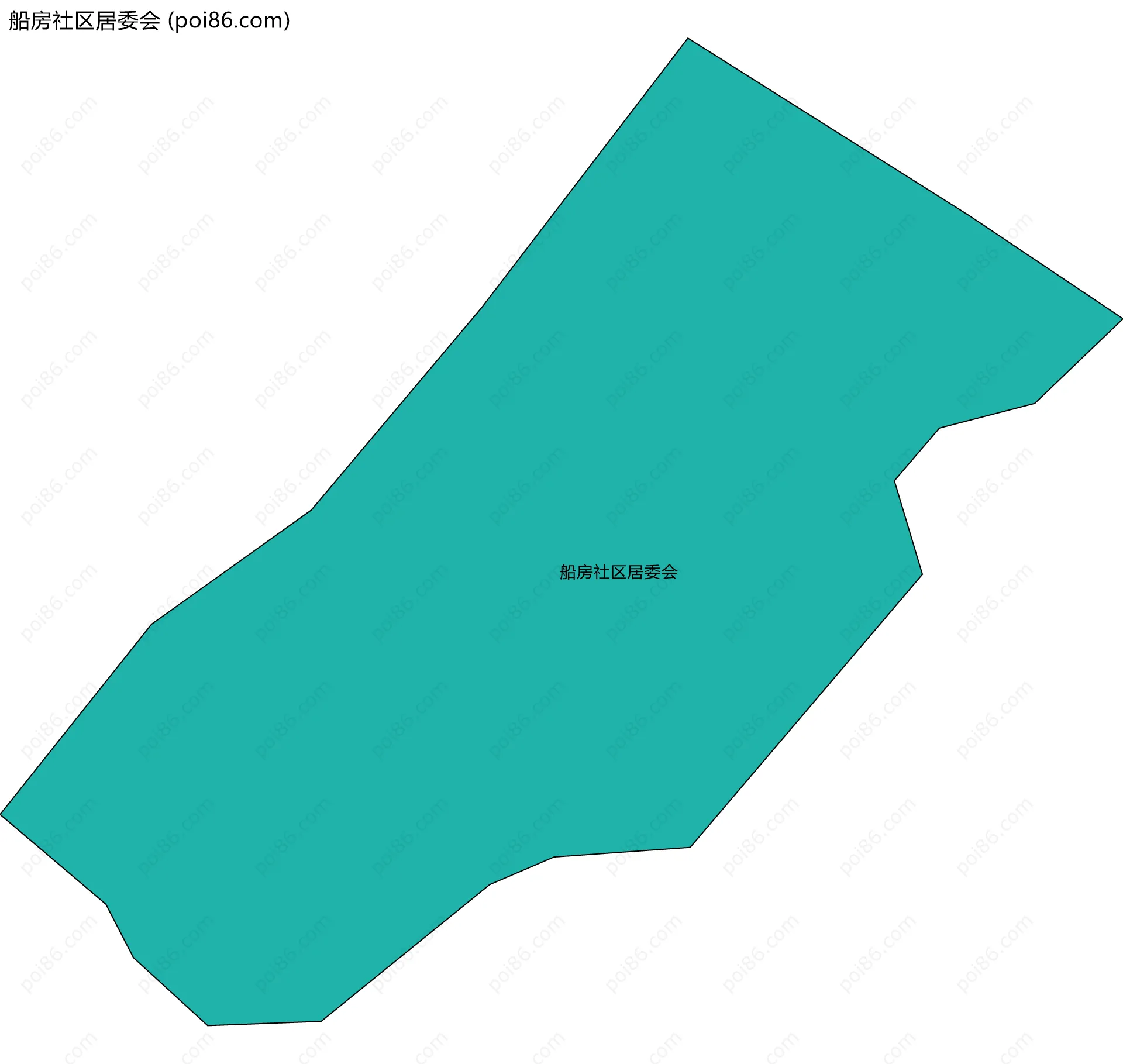船房社区居委会边界地图