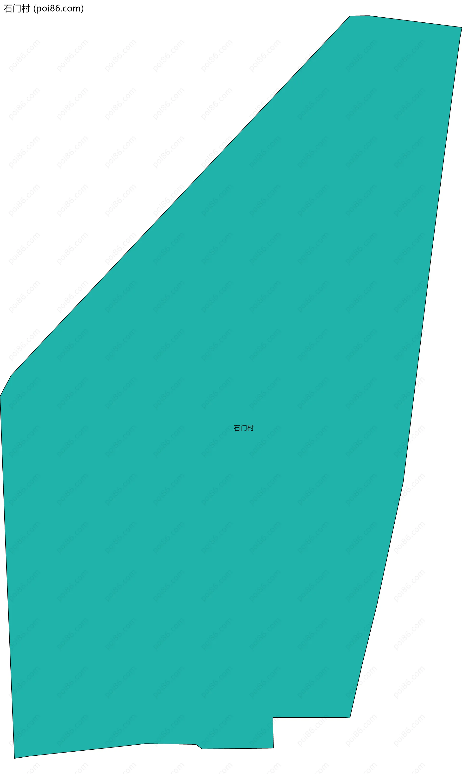 石门村边界地图