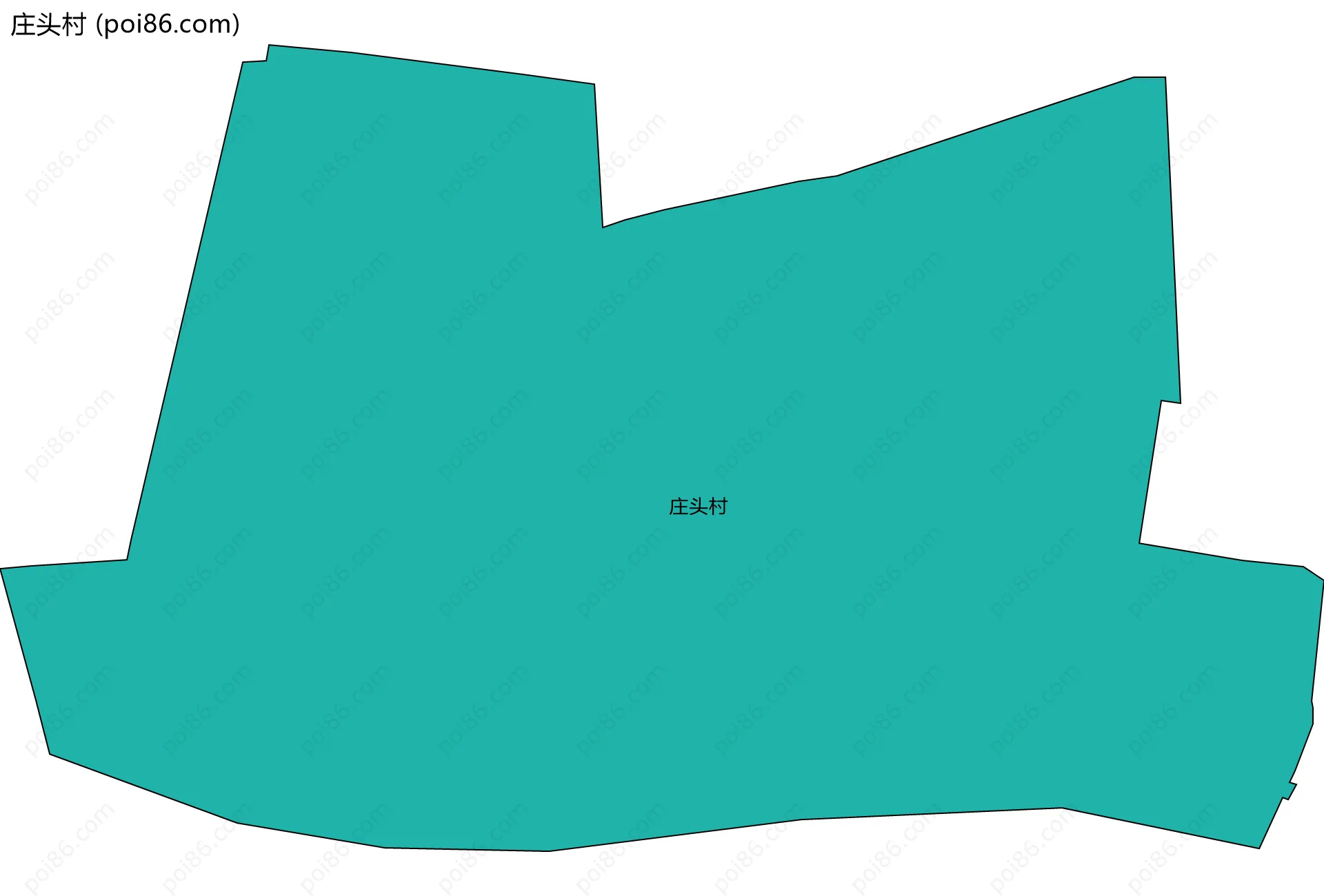 庄头村边界地图