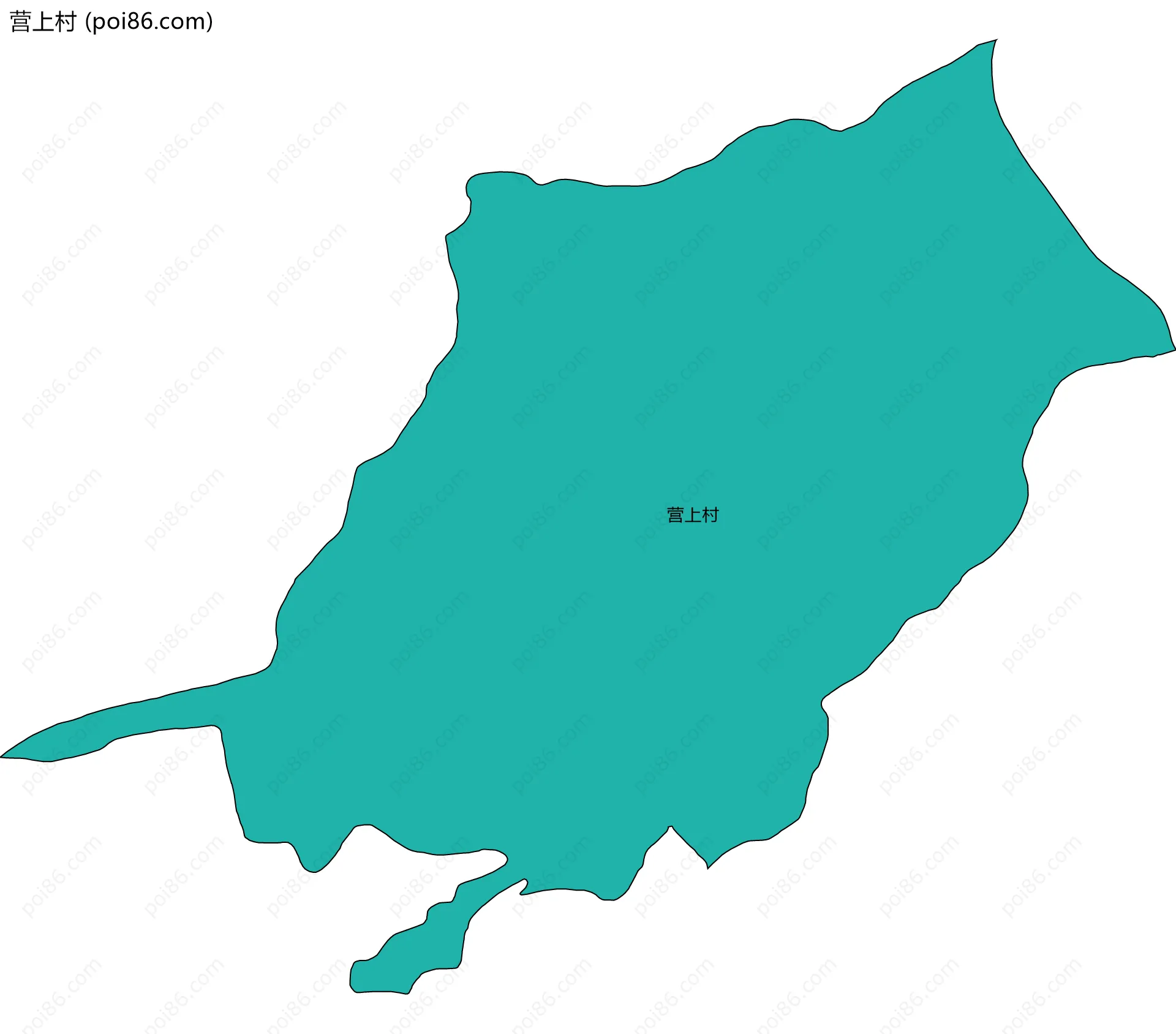 营上村边界地图