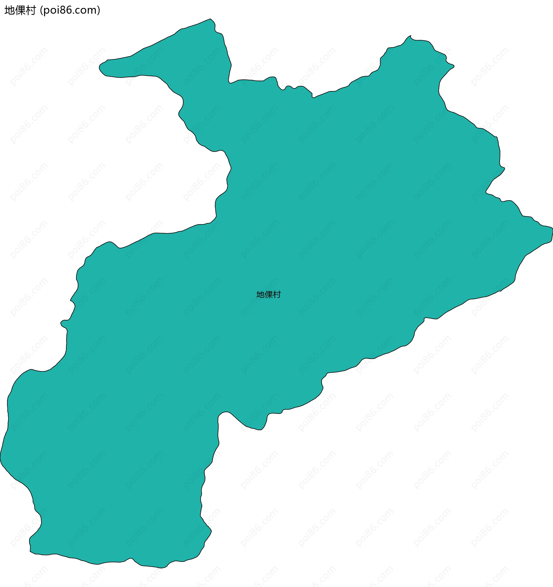 地倮村边界地图