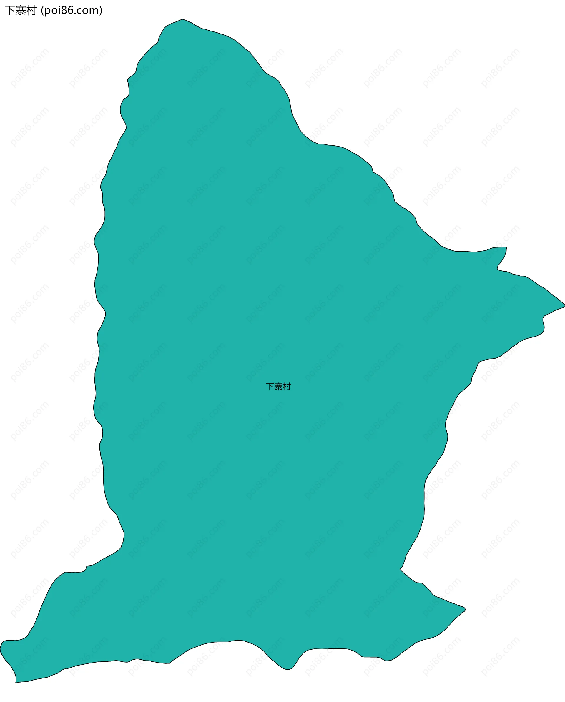 下寨村边界地图