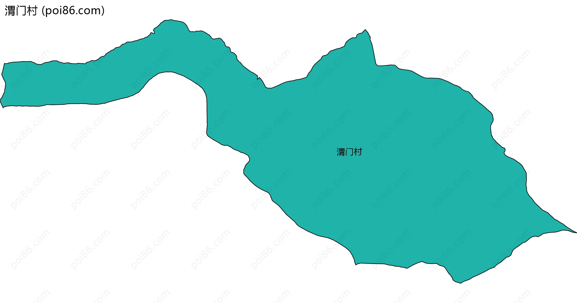 渭门村边界地图