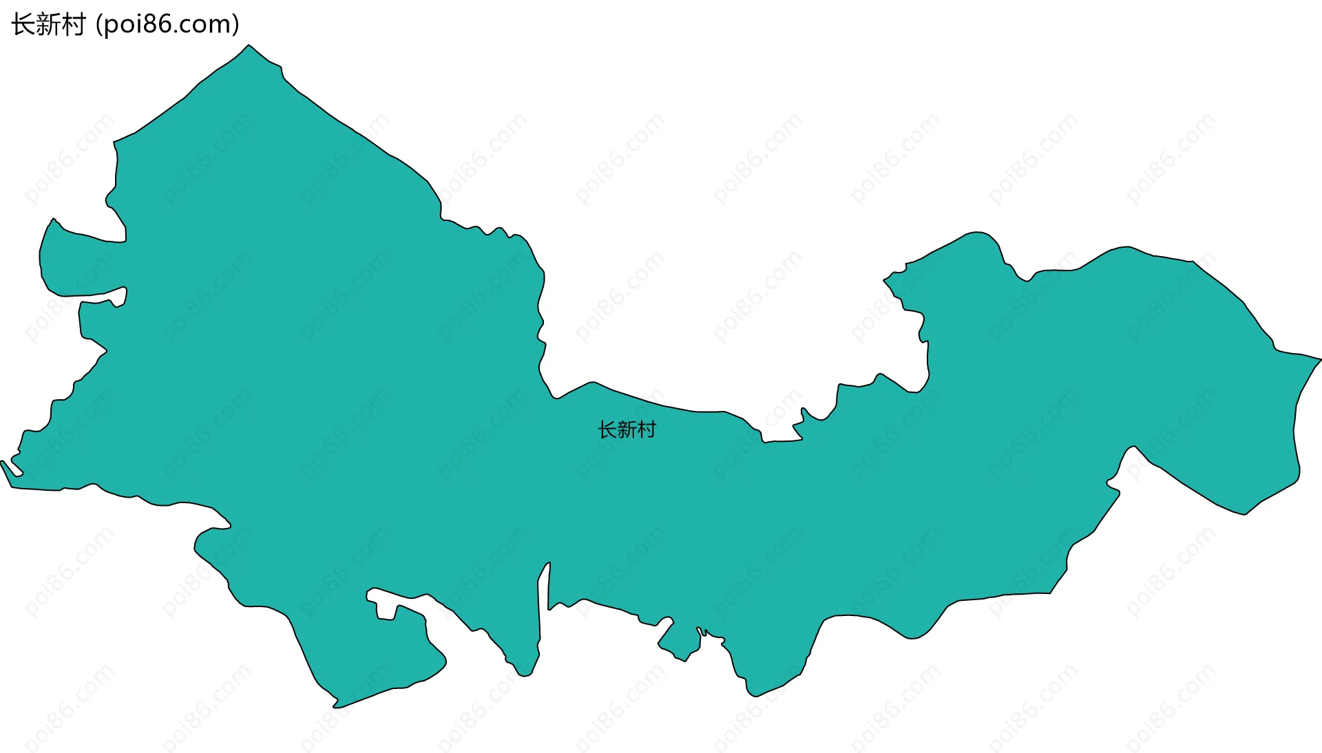 长新村边界地图
