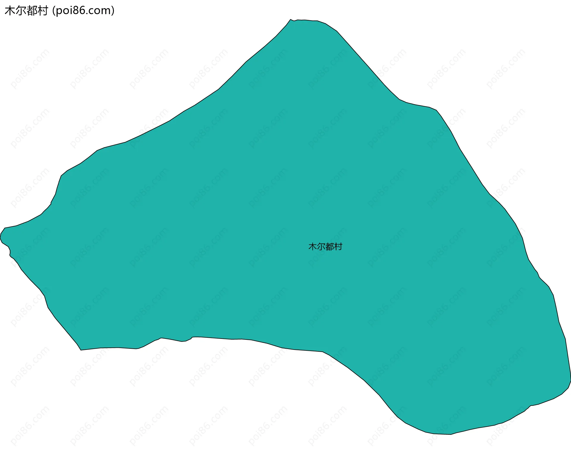 木尔都村边界地图