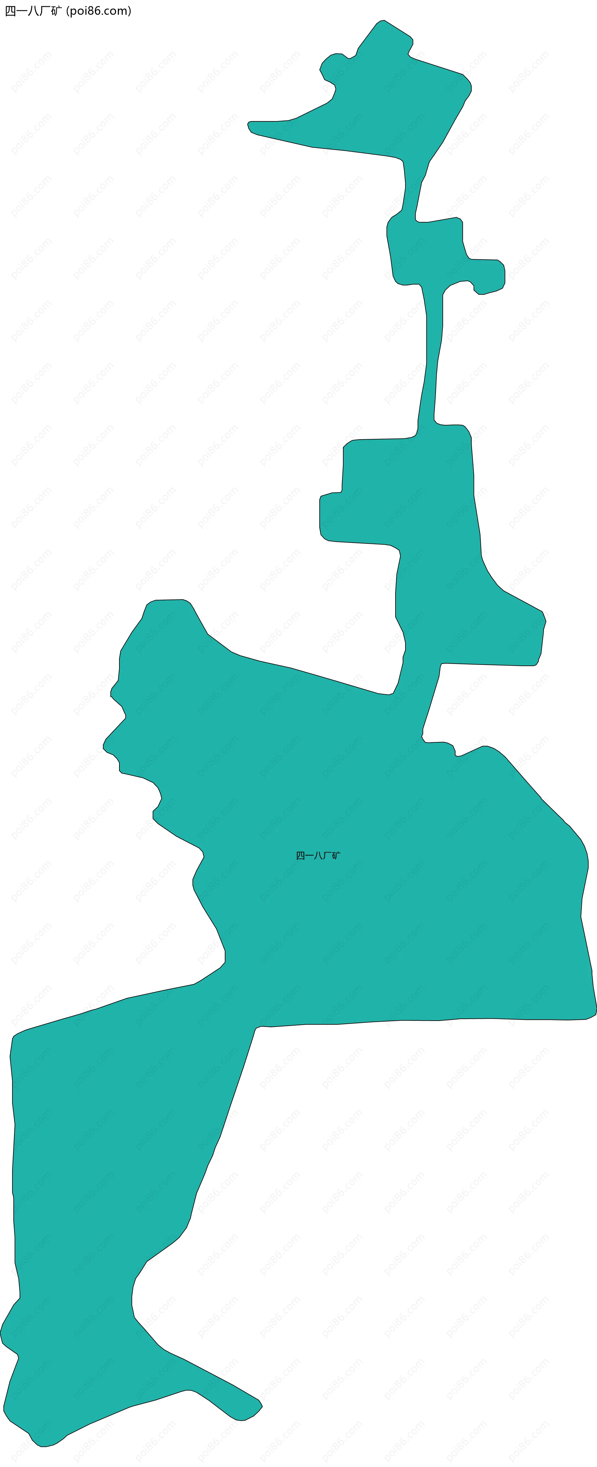 四一八厂矿边界地图