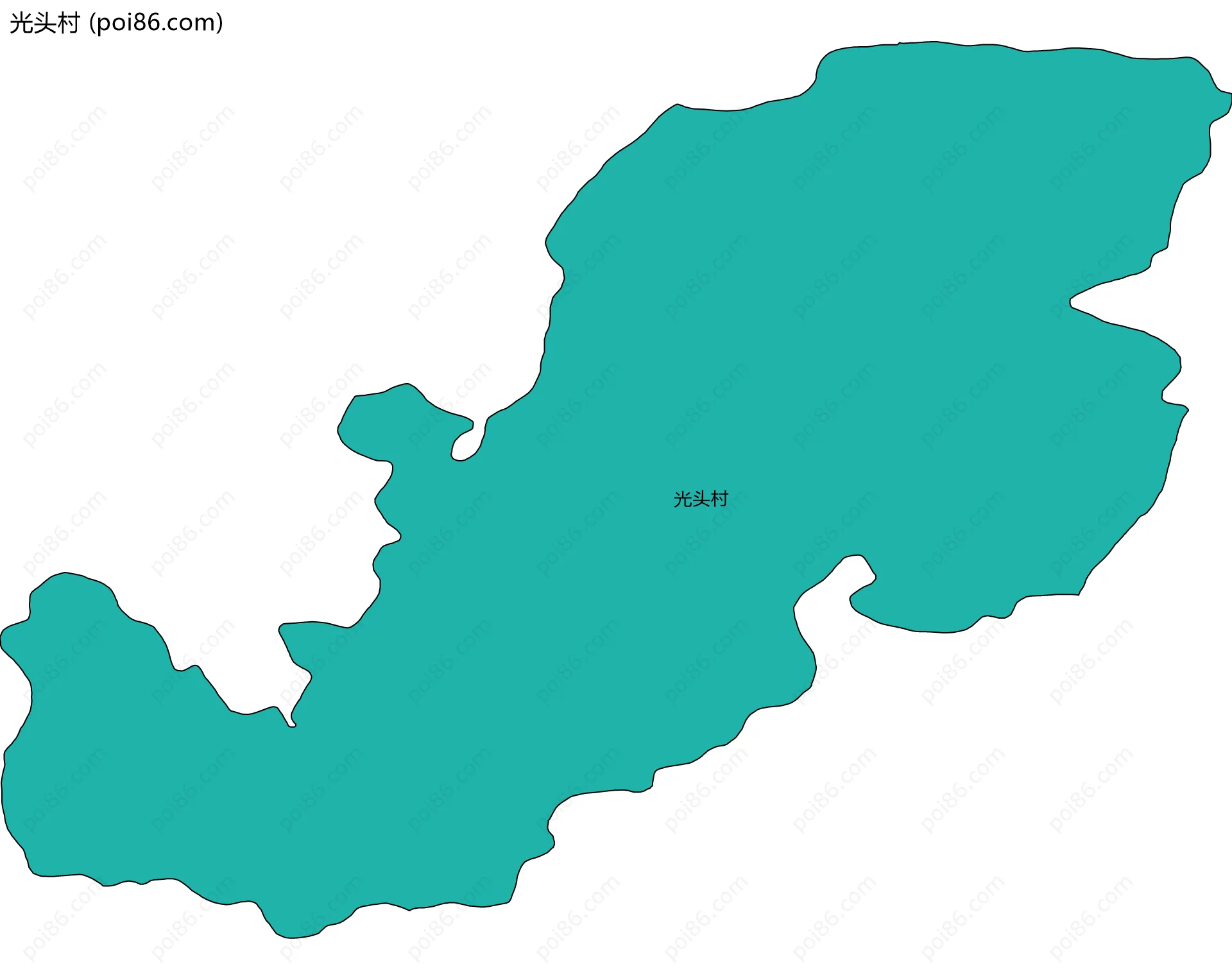光头村边界地图