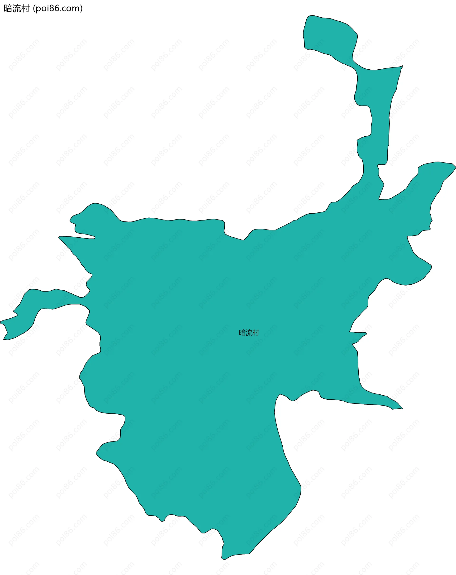 暗流村边界地图