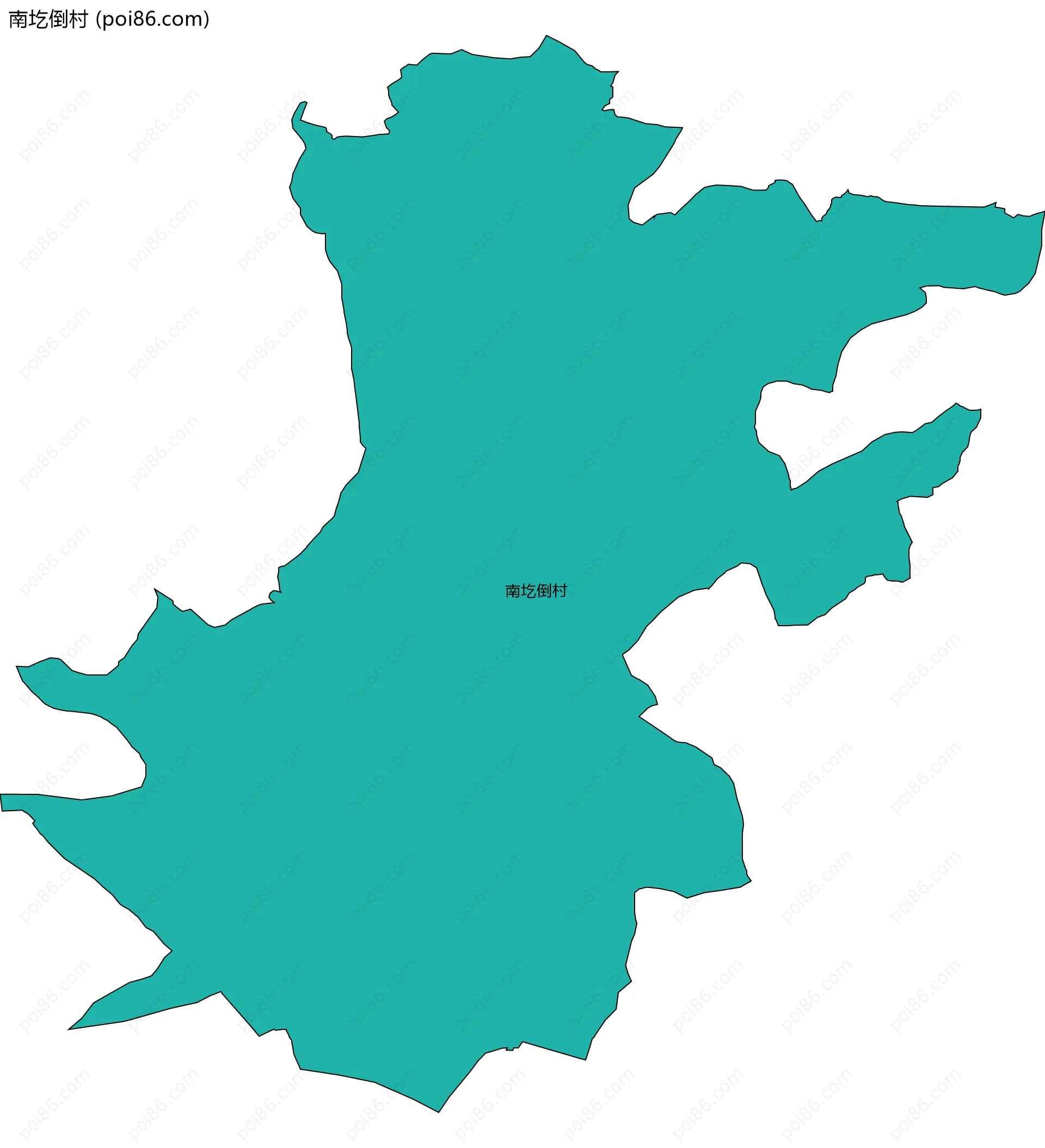 南圪倒村边界地图