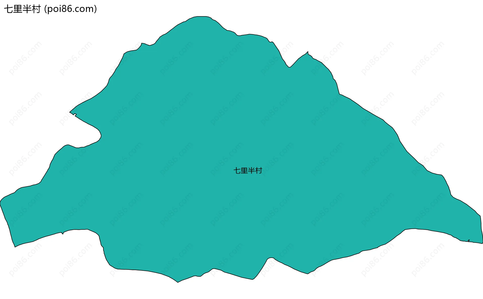 七里半村边界地图