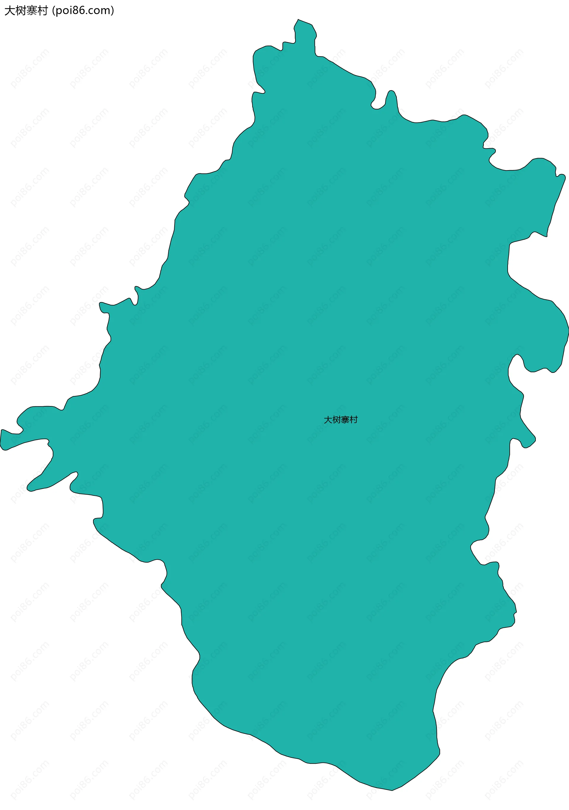 大树寨村边界地图