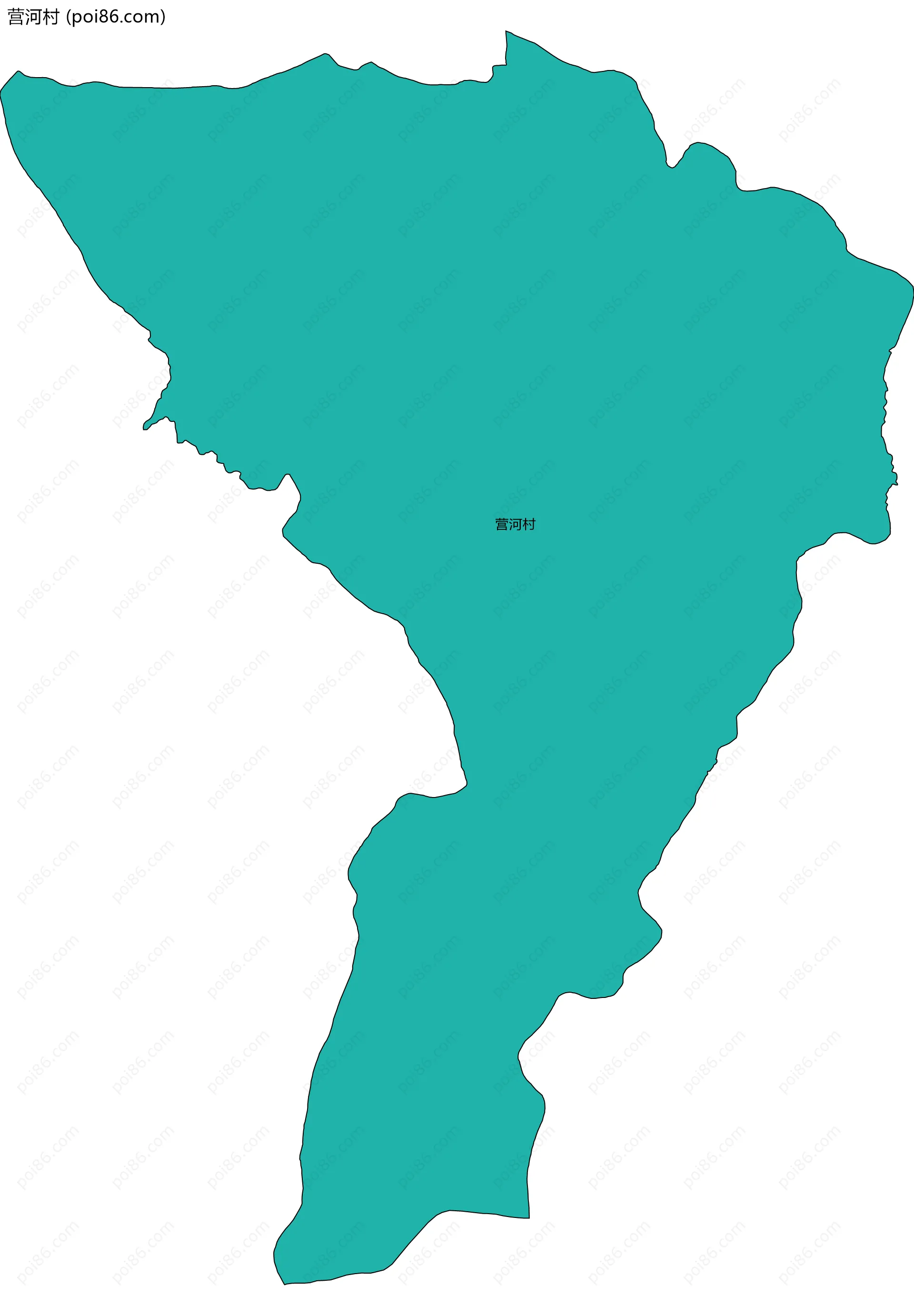 营河村边界地图