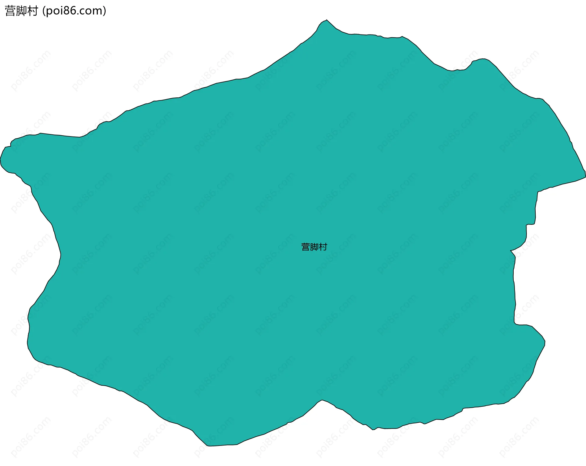 营脚村边界地图