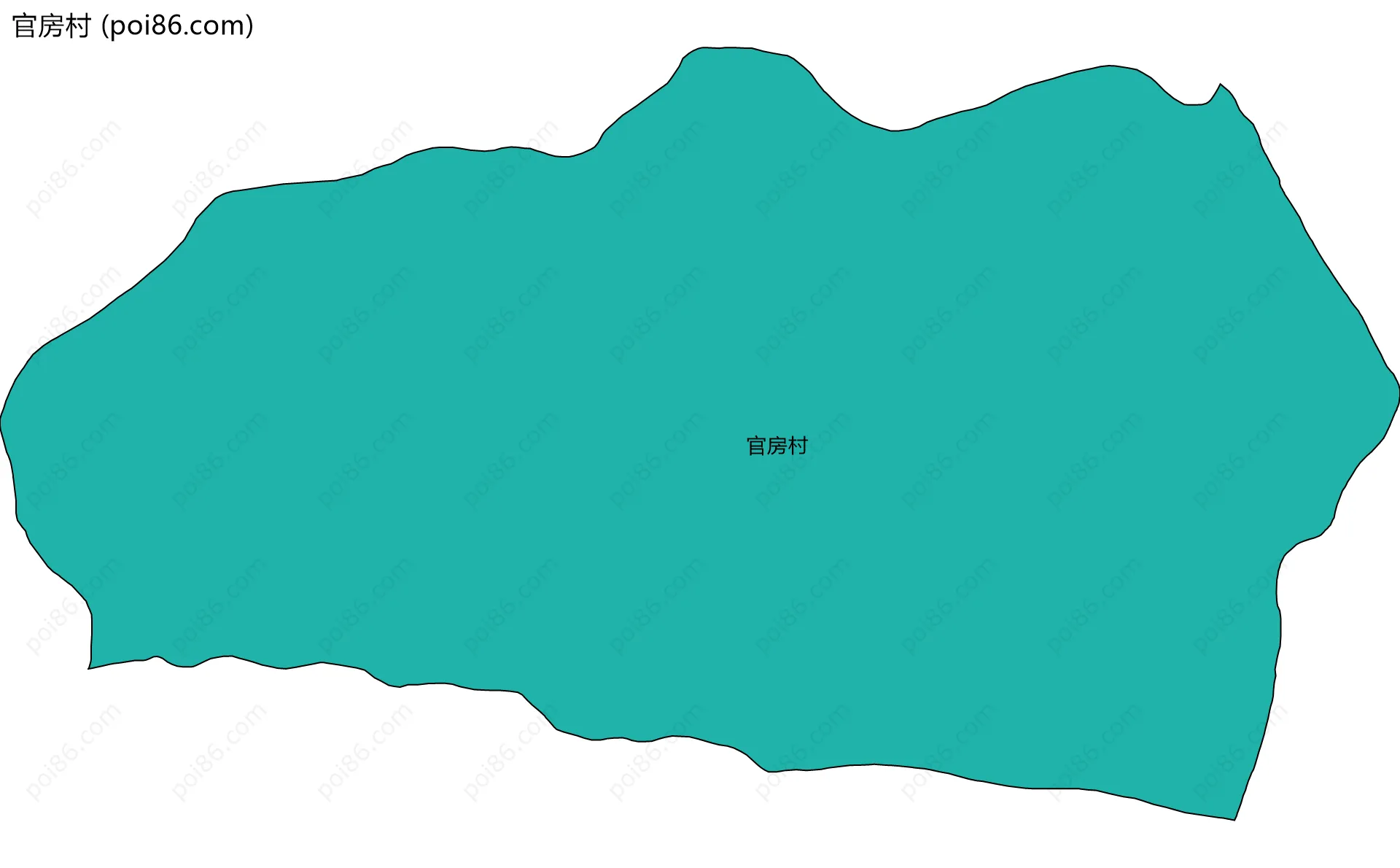 官房村边界地图