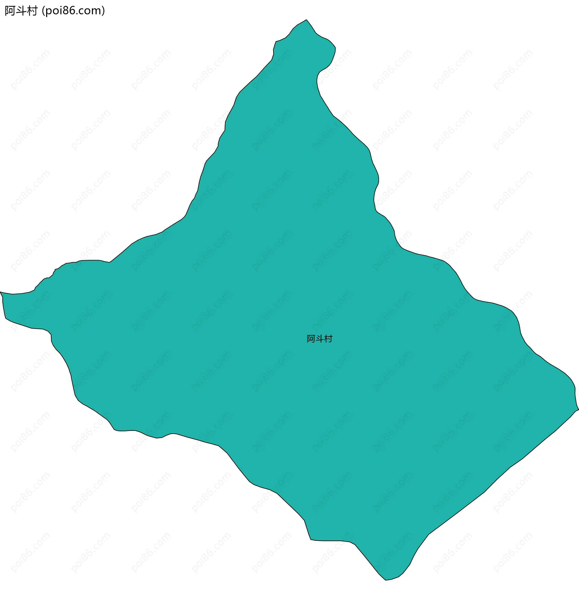 阿斗村边界地图