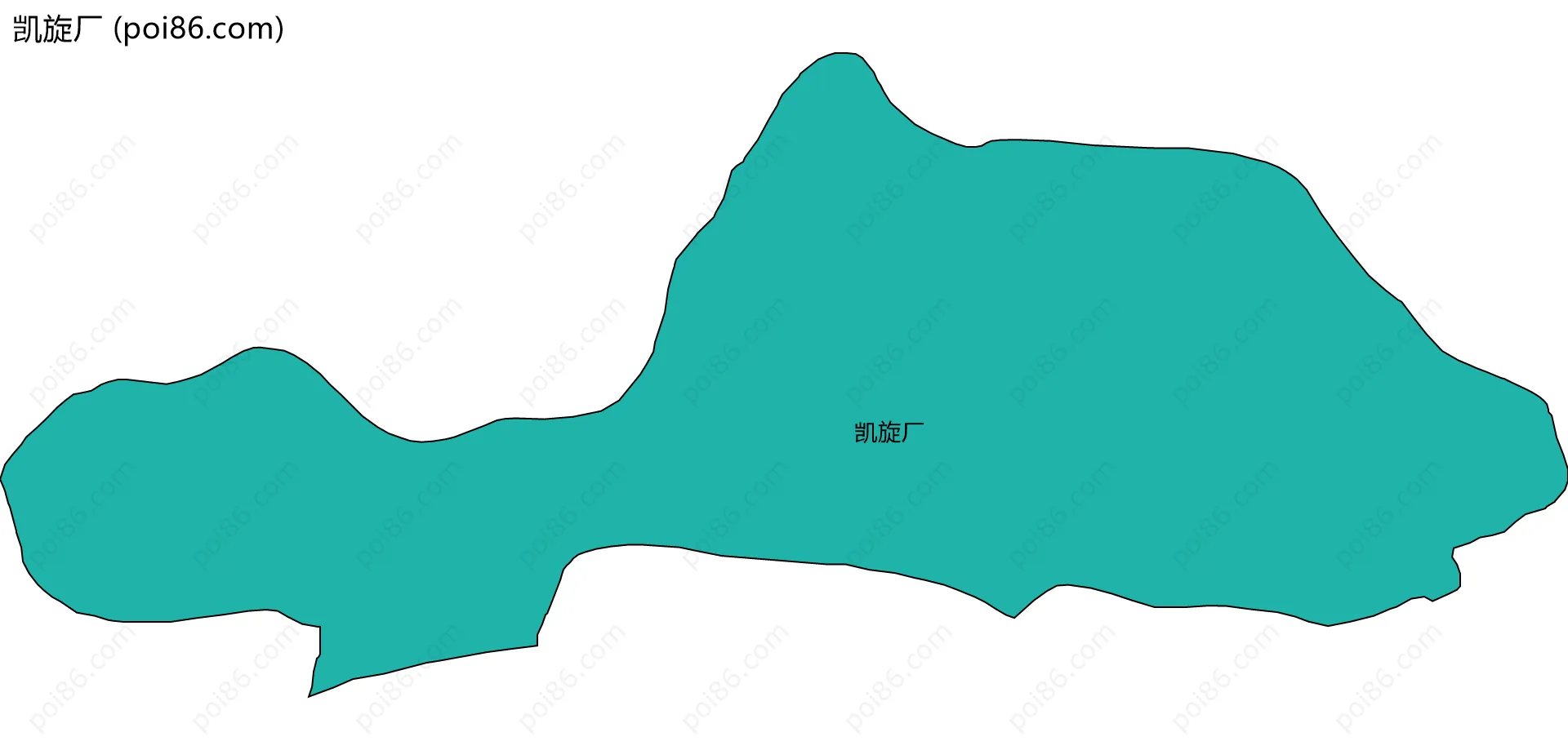 凯旋厂边界地图