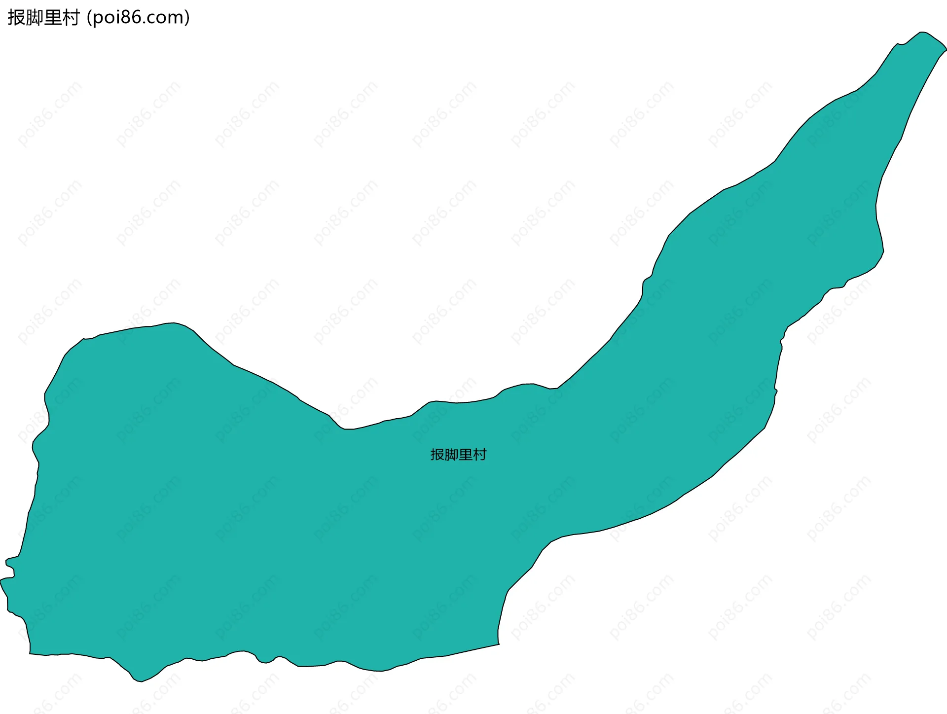 报脚里村边界地图