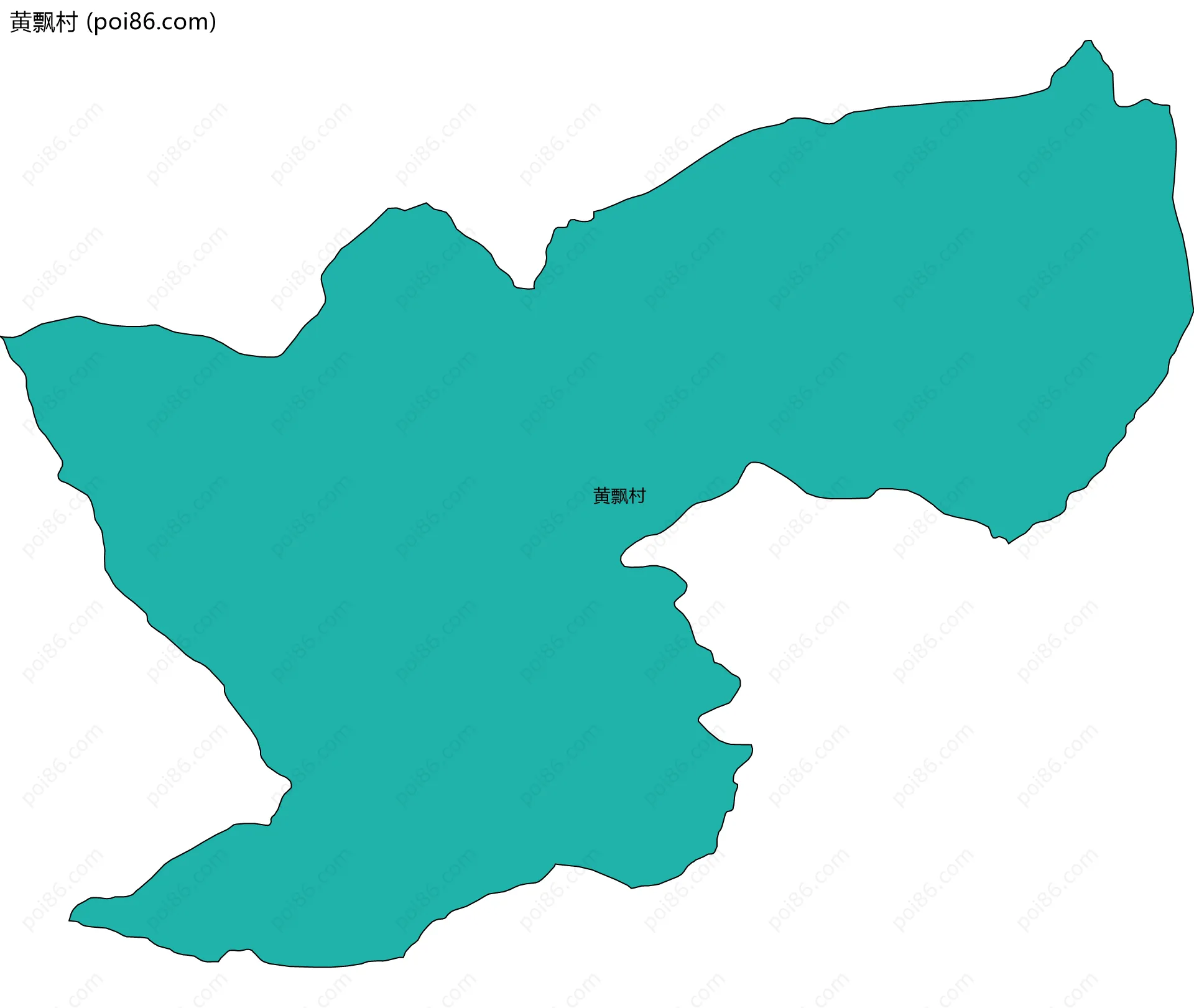黄飘村边界地图