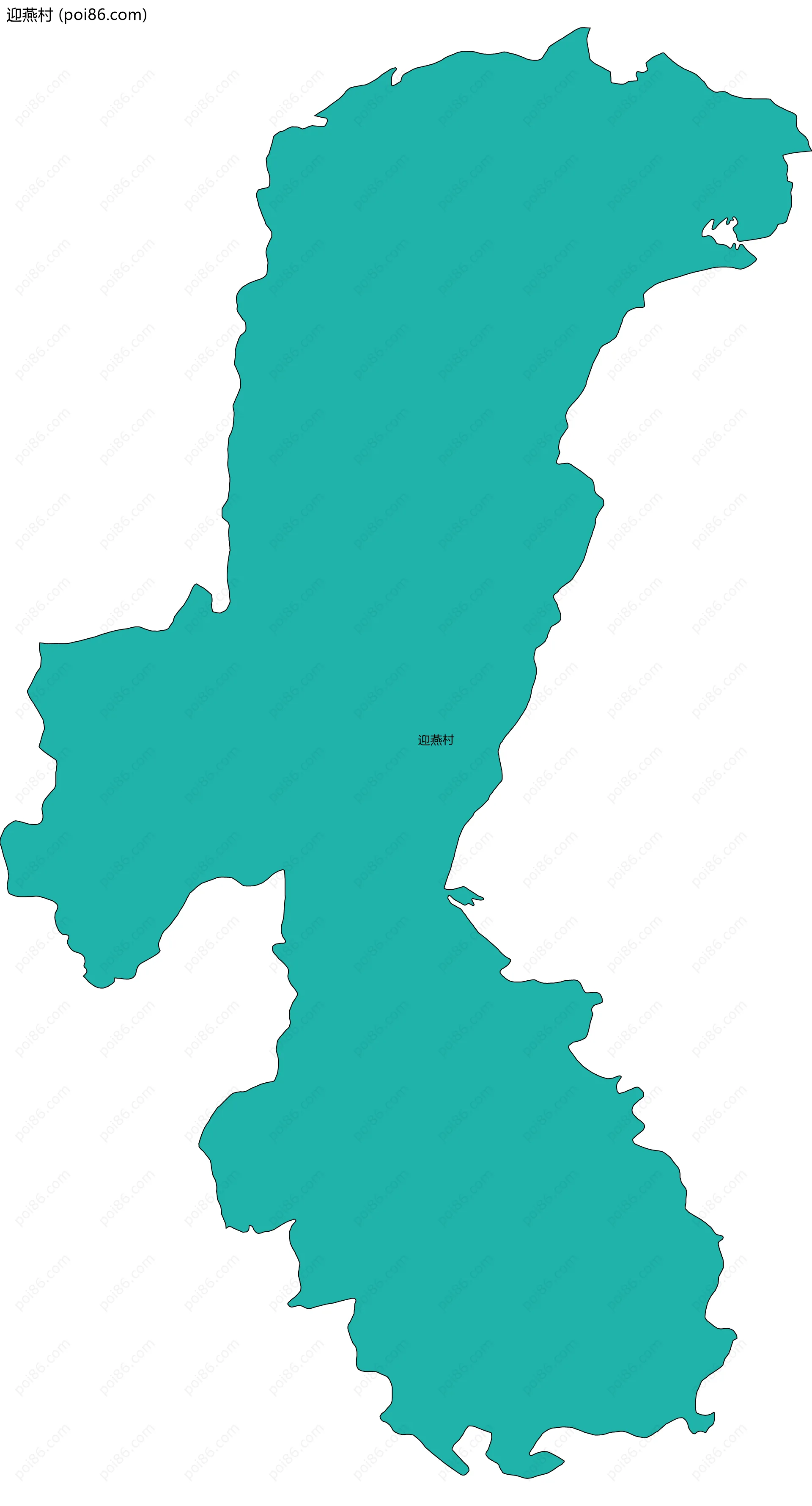 迎燕村边界地图