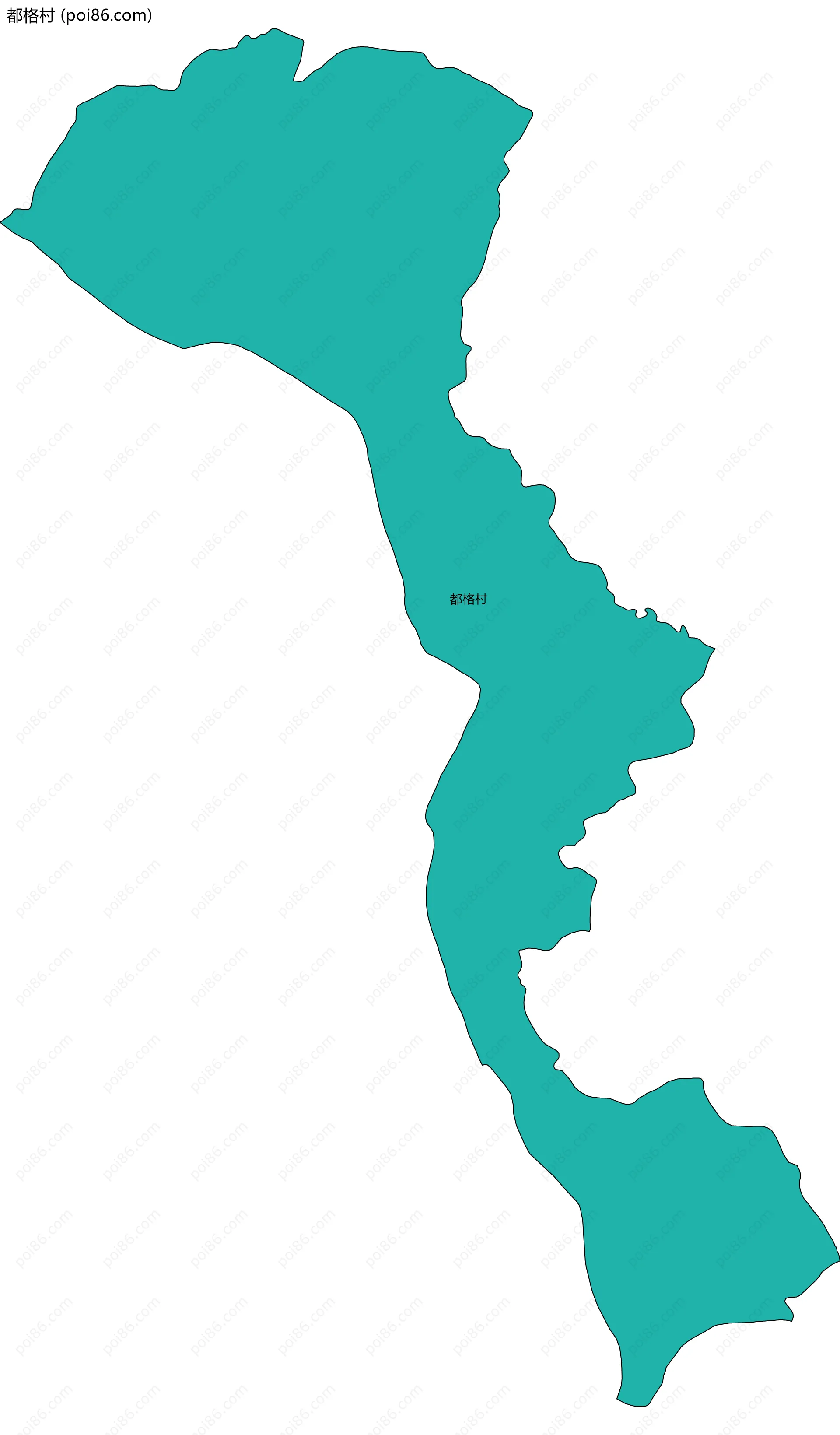 都格村边界地图